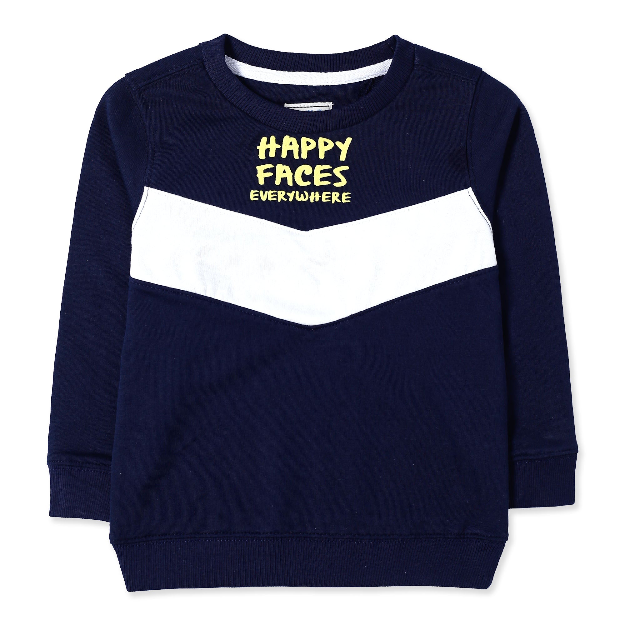 Cut & Sew Navy Graphic Sweatshirt