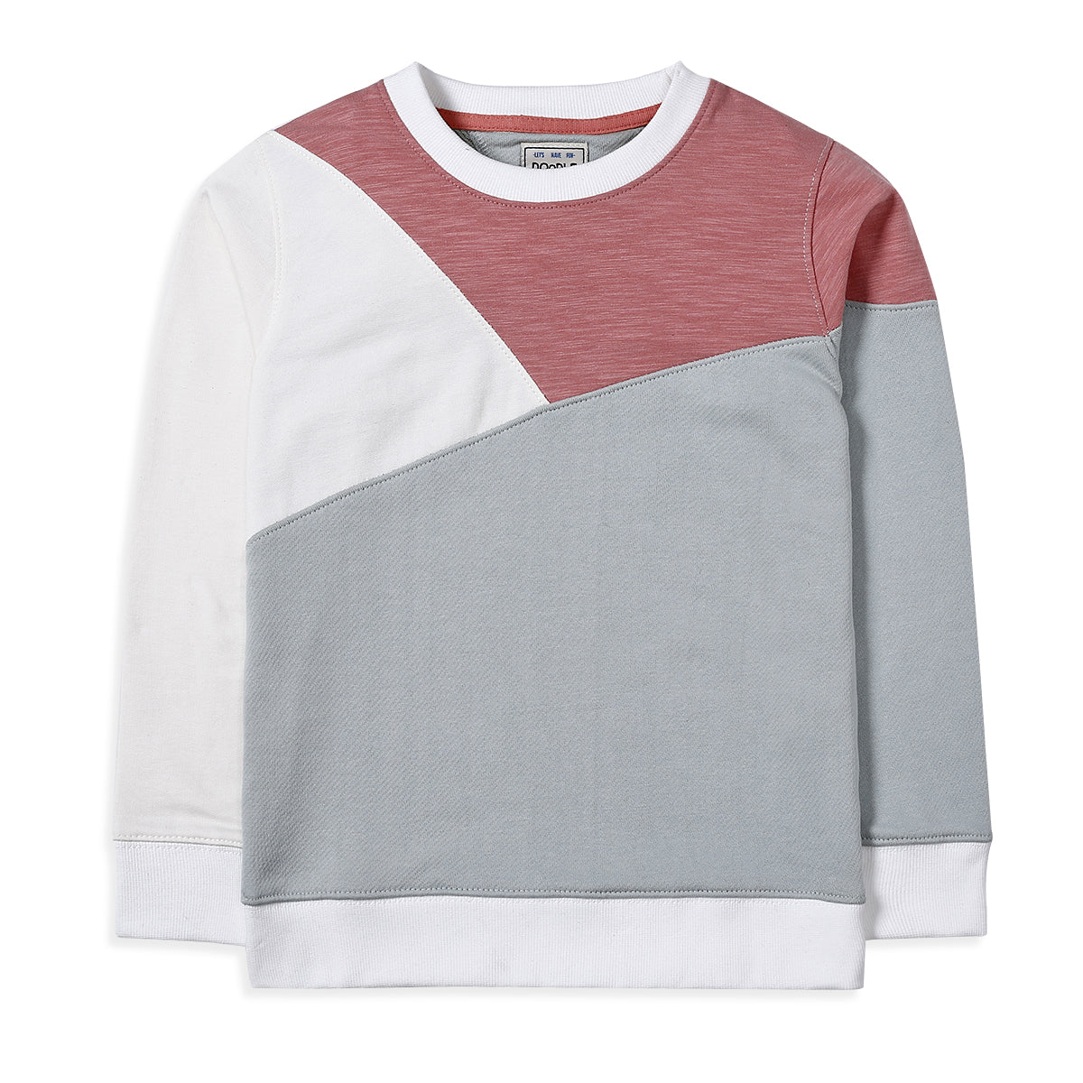 Baby Pink & Grey Sweatshirt