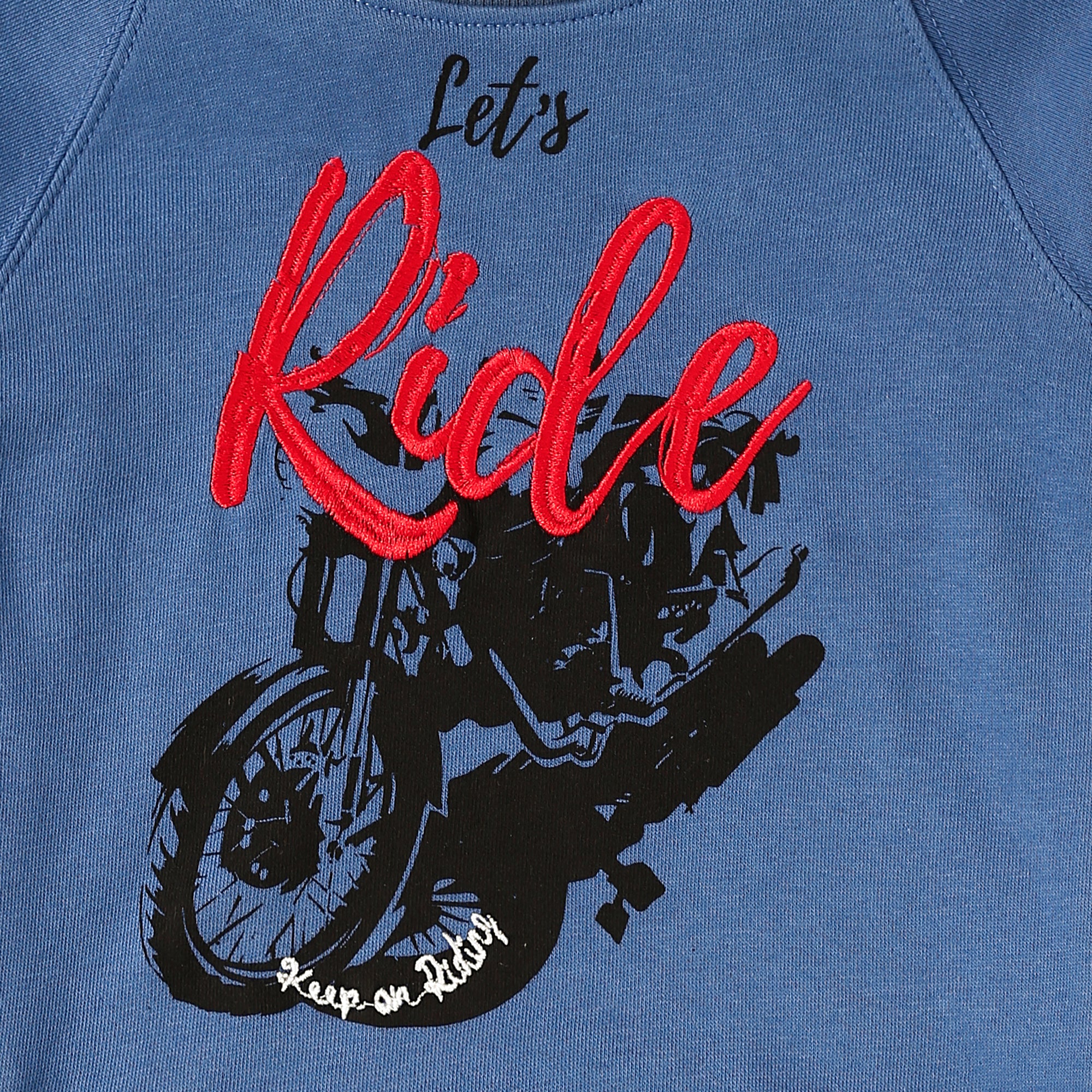 Ride Purple Graphic Sweatshirt