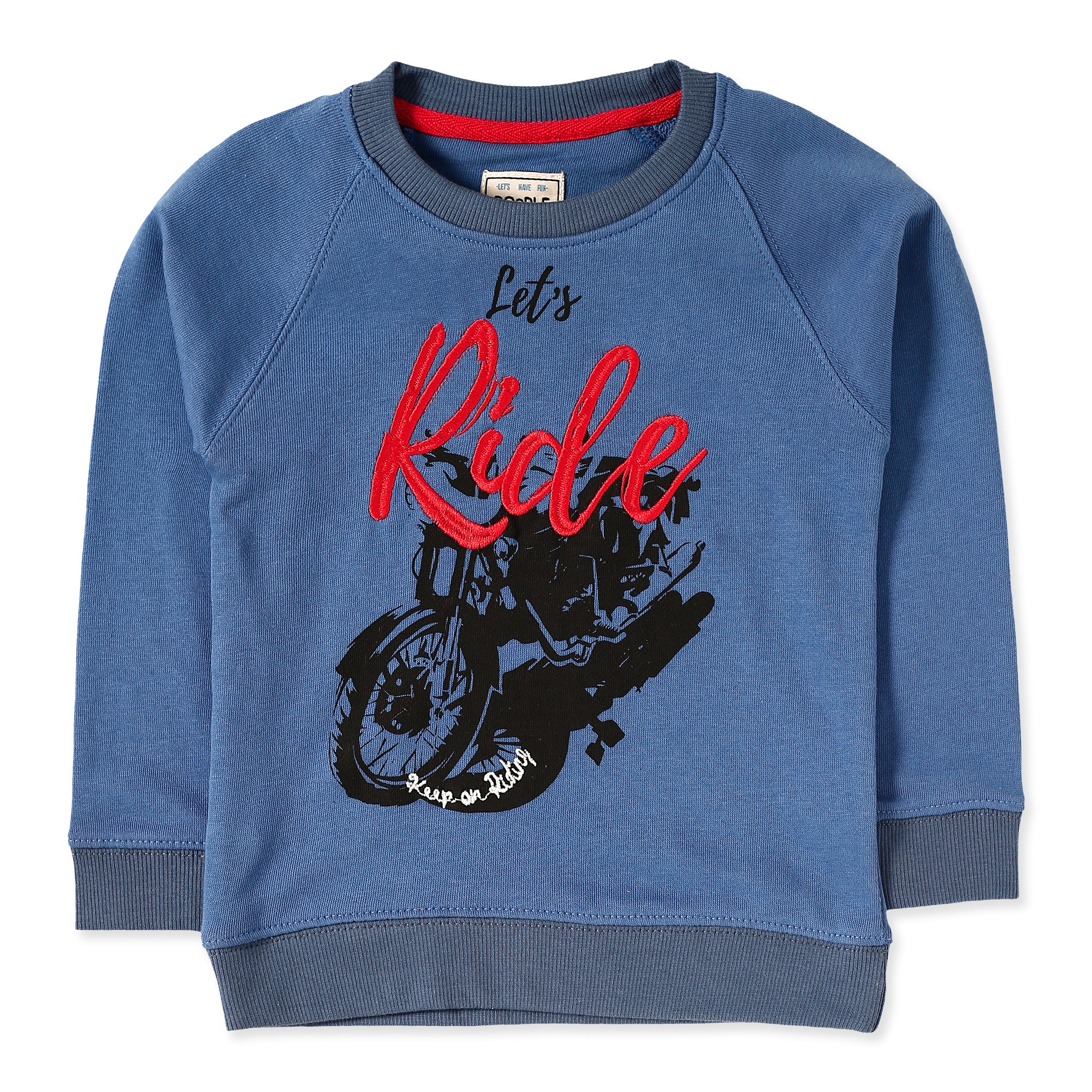 Ride Purple Graphic Sweatshirt