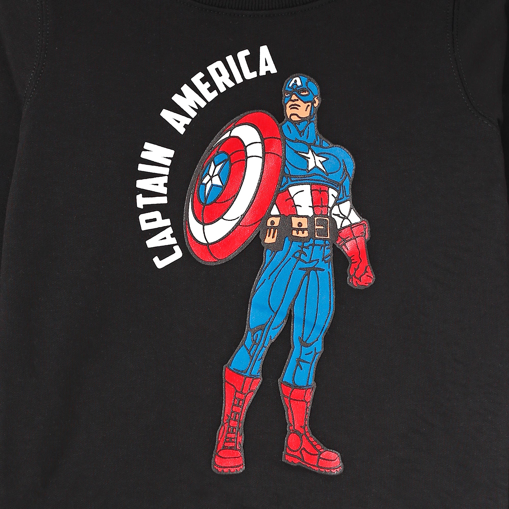 Black Captain America Sweatshirt