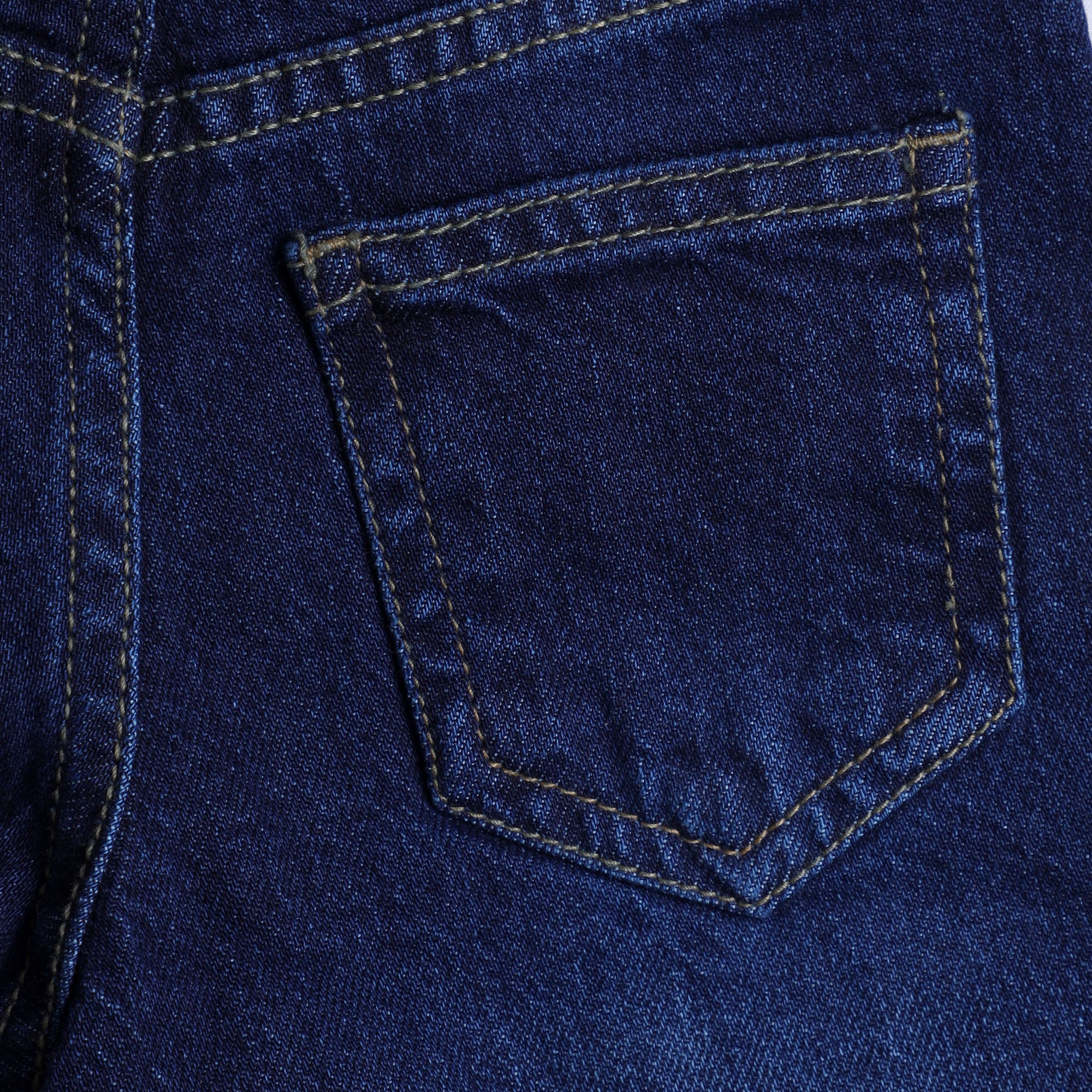 Dark Blue Basic Jeans