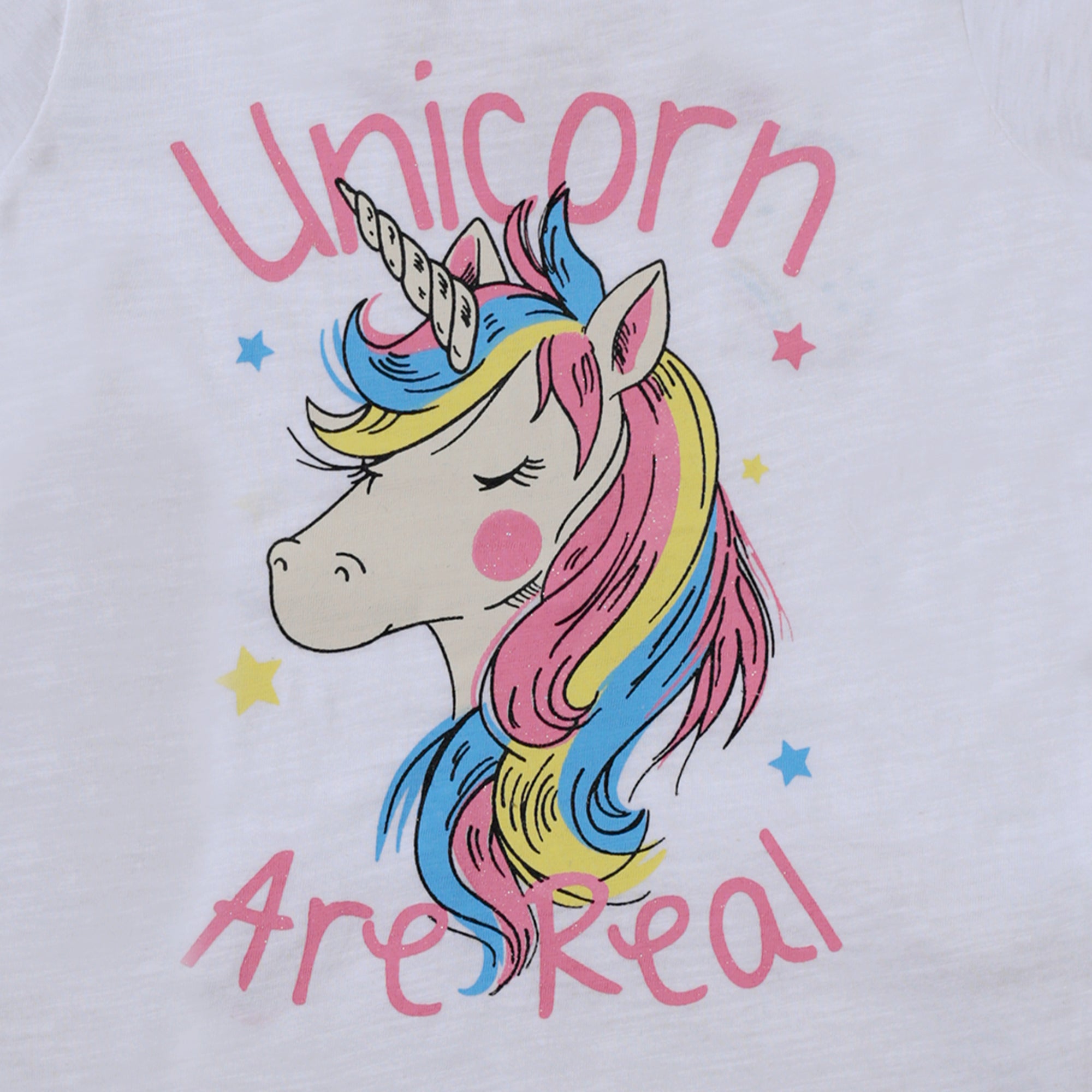 White Unicorn Graphic T-Shirt