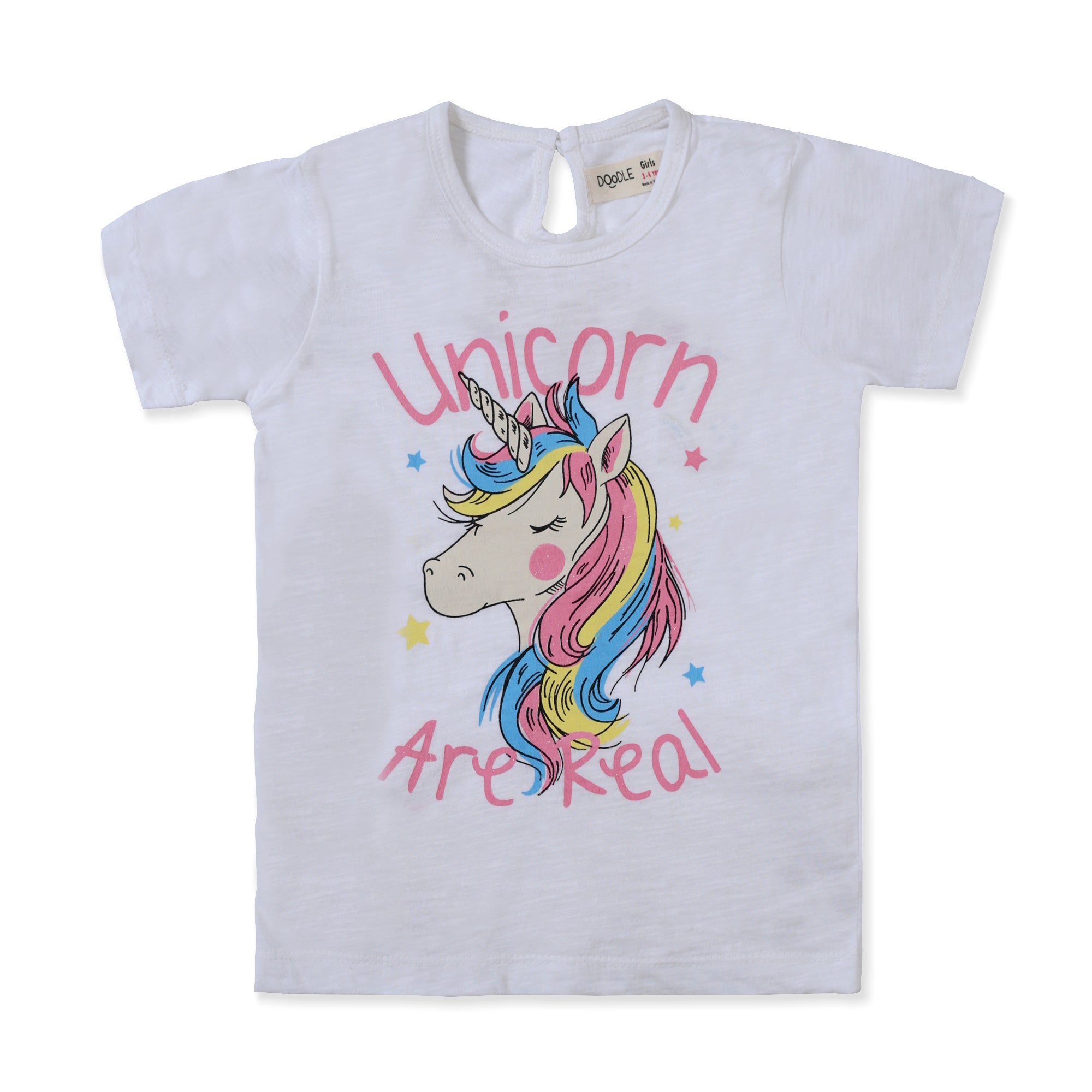 White Unicorn Graphic T-Shirt