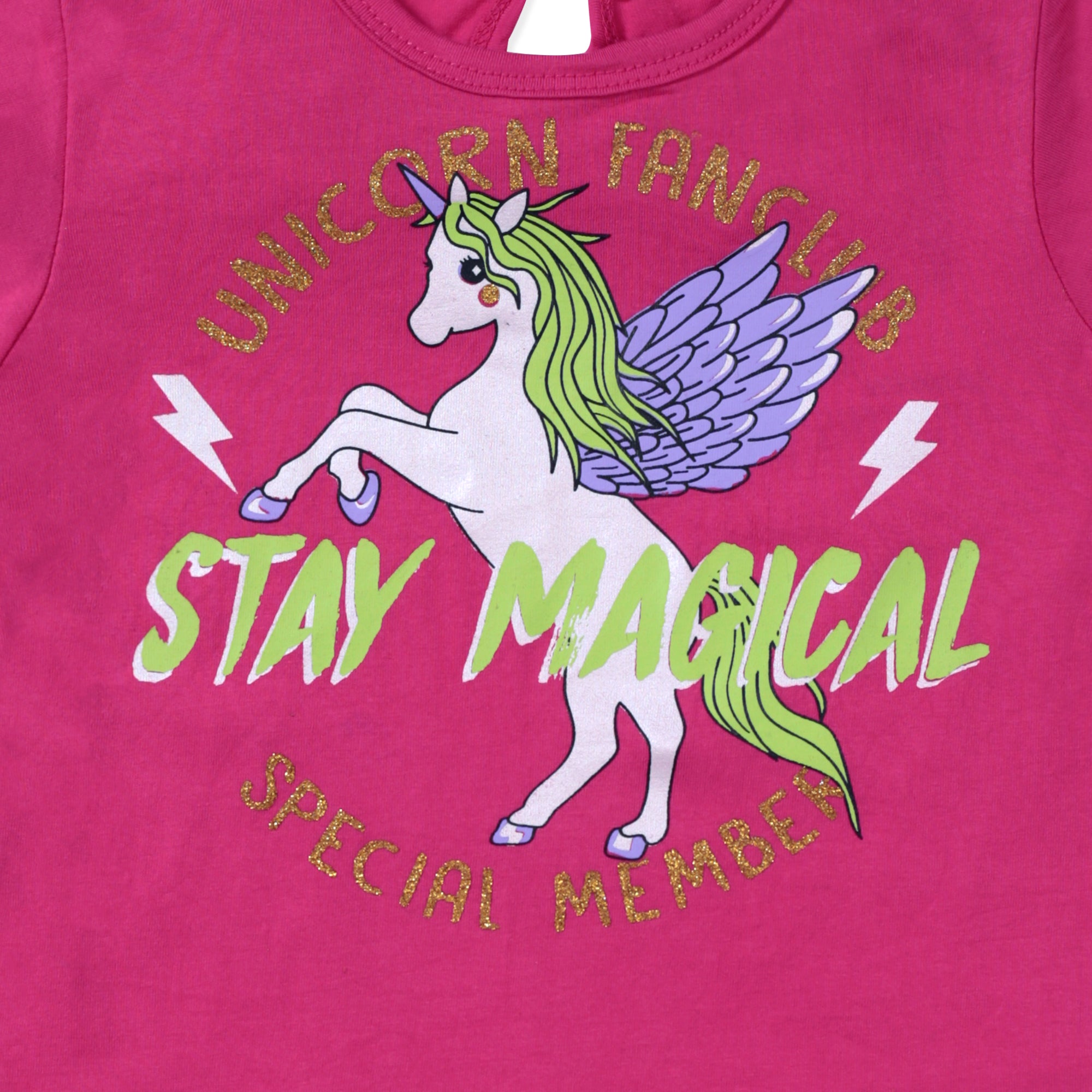 Pink "Stay Magical" Graphic T-Shirt