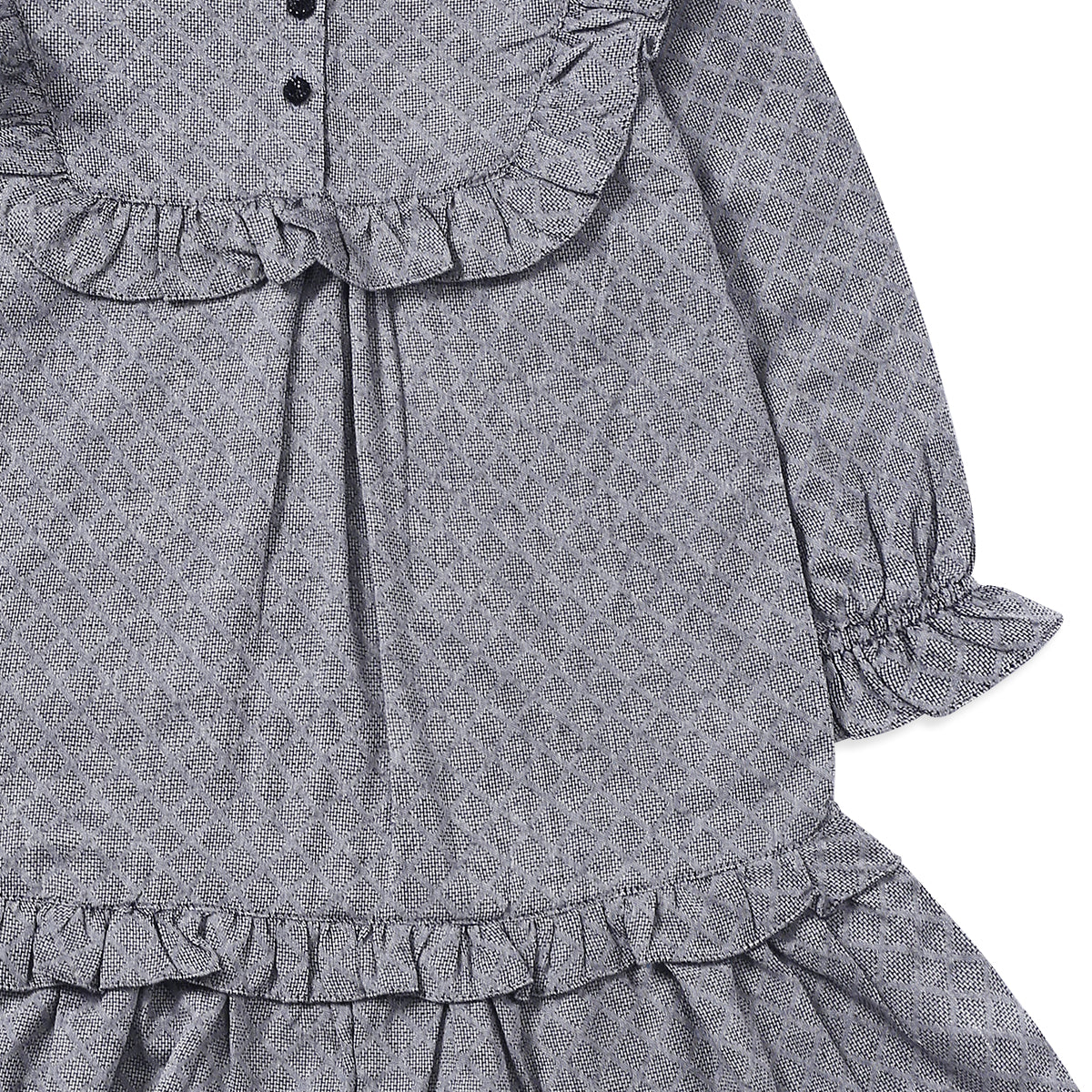 Grey Frilled Frock