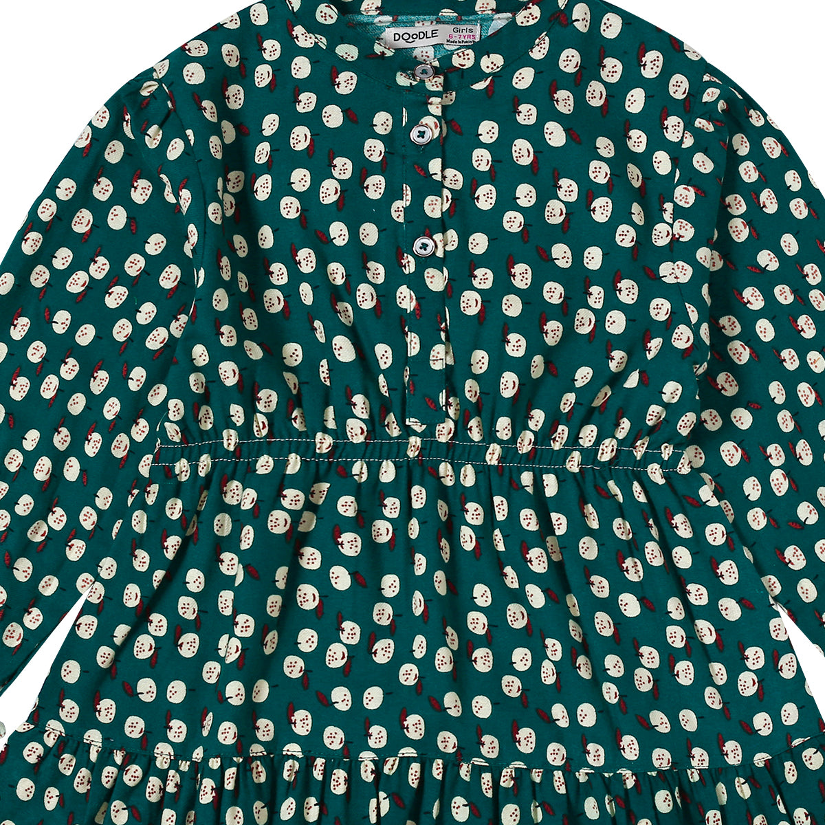 Green Printed Frock