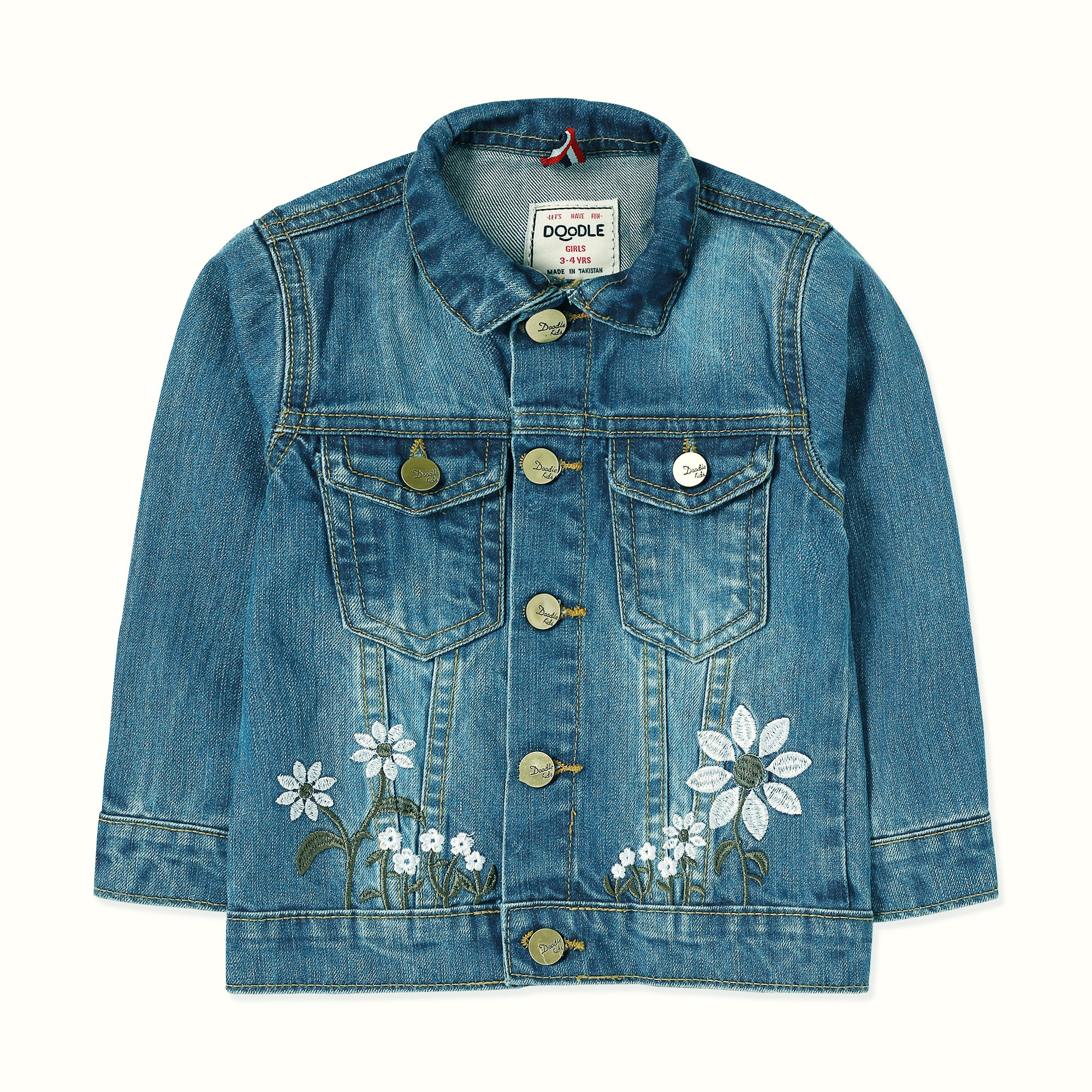 Girls' Sky Blue Denim Jacket