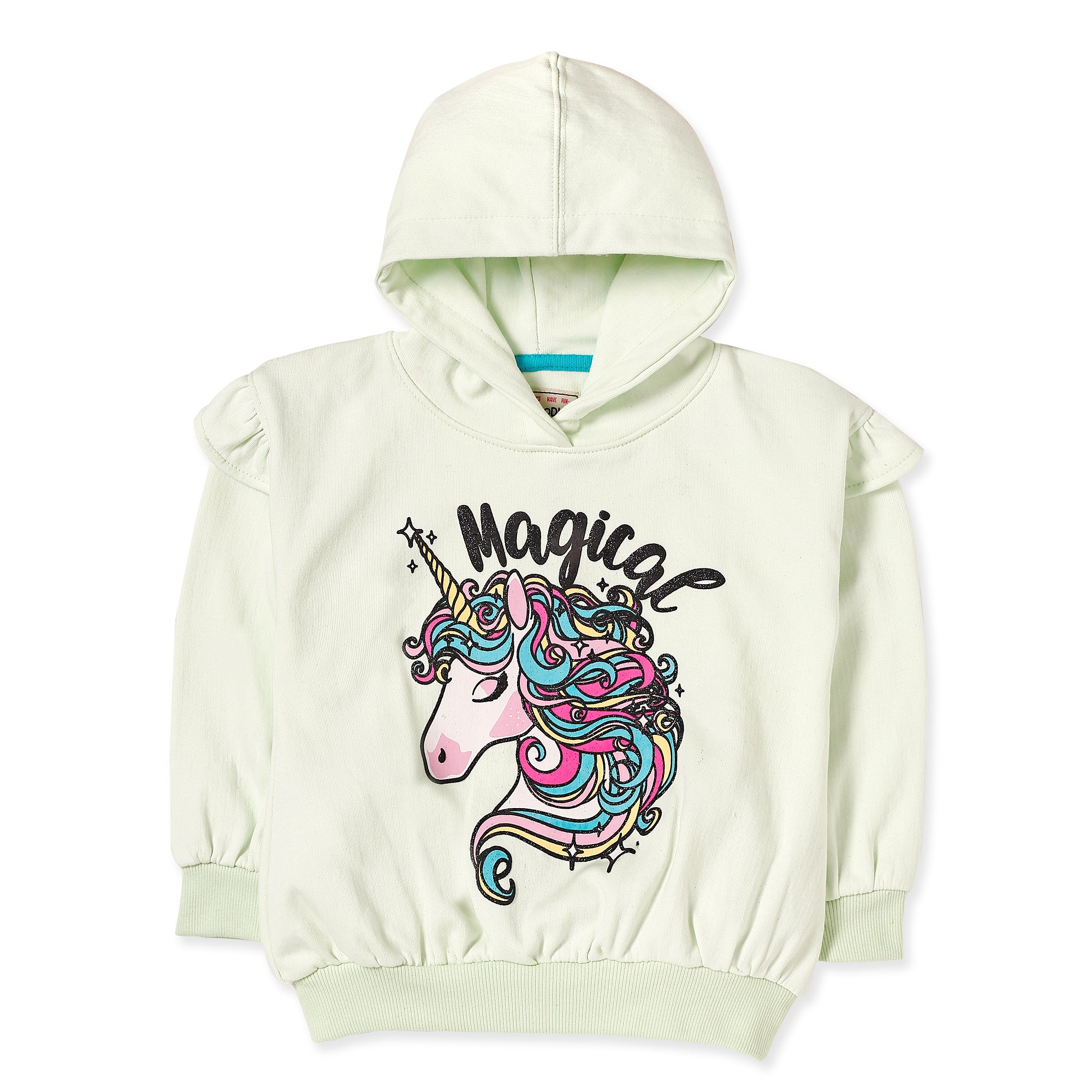 Magical Graphic Frilled Hoodie