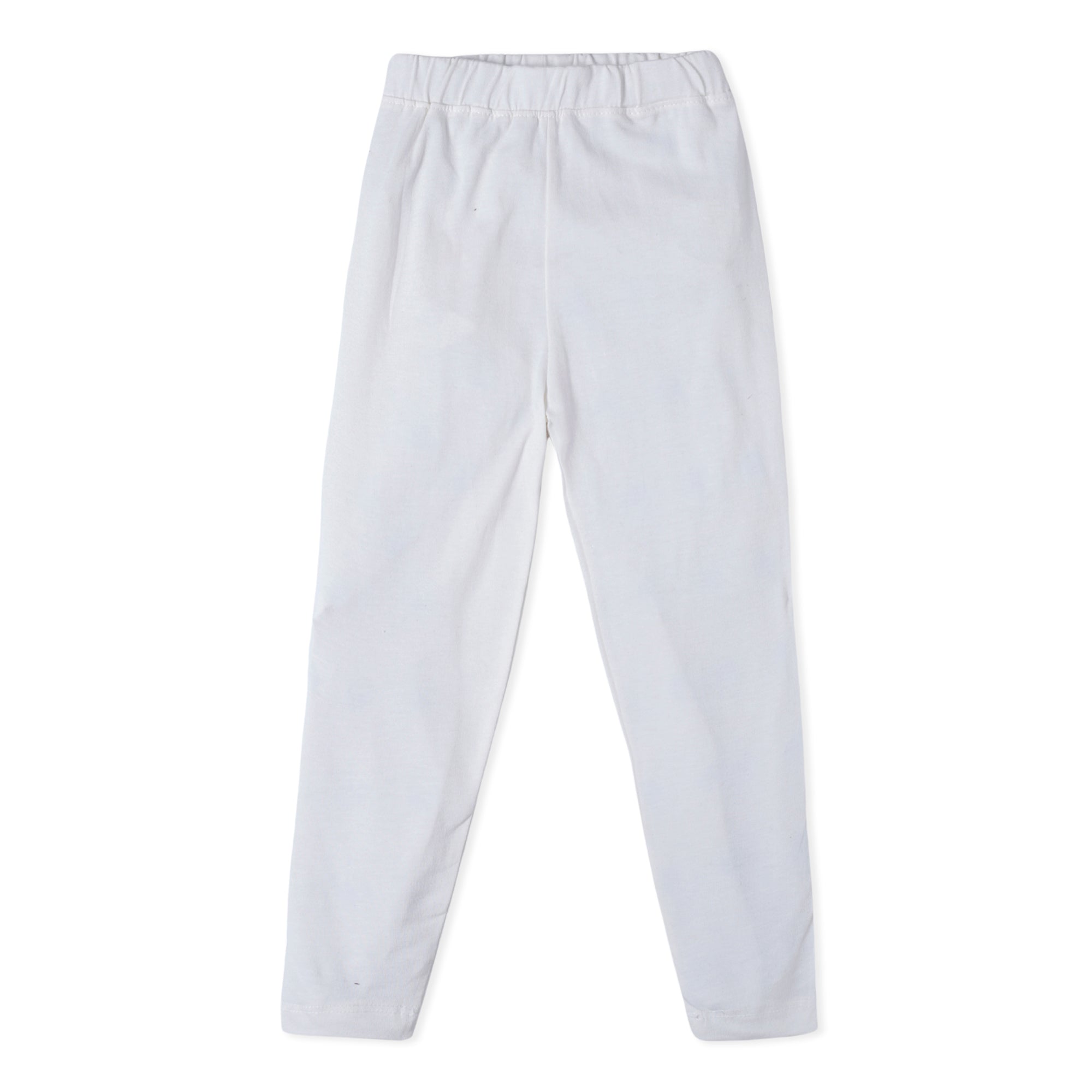 Classic White Cotton Pants