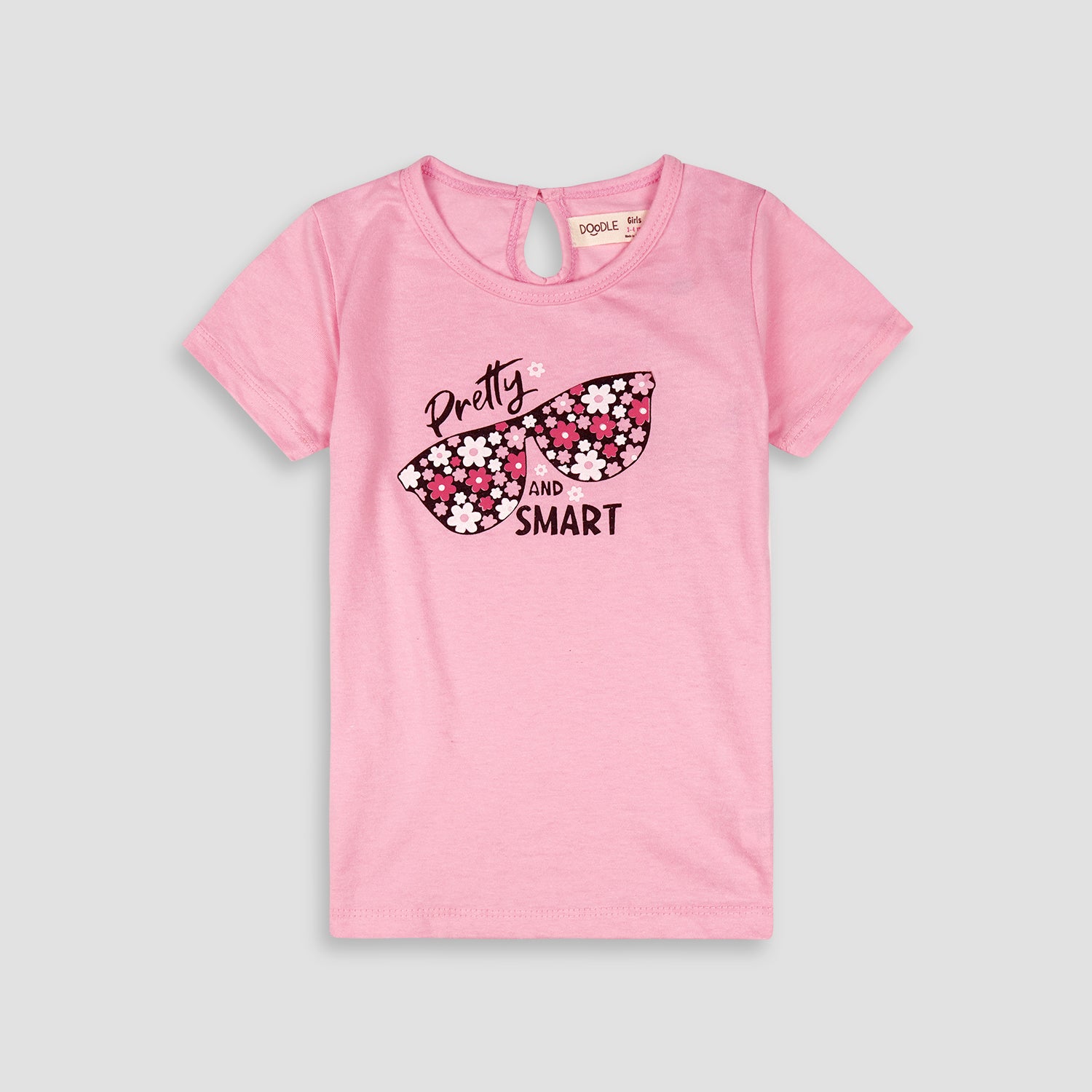 Girls Pretty & Smart Graphic Tee