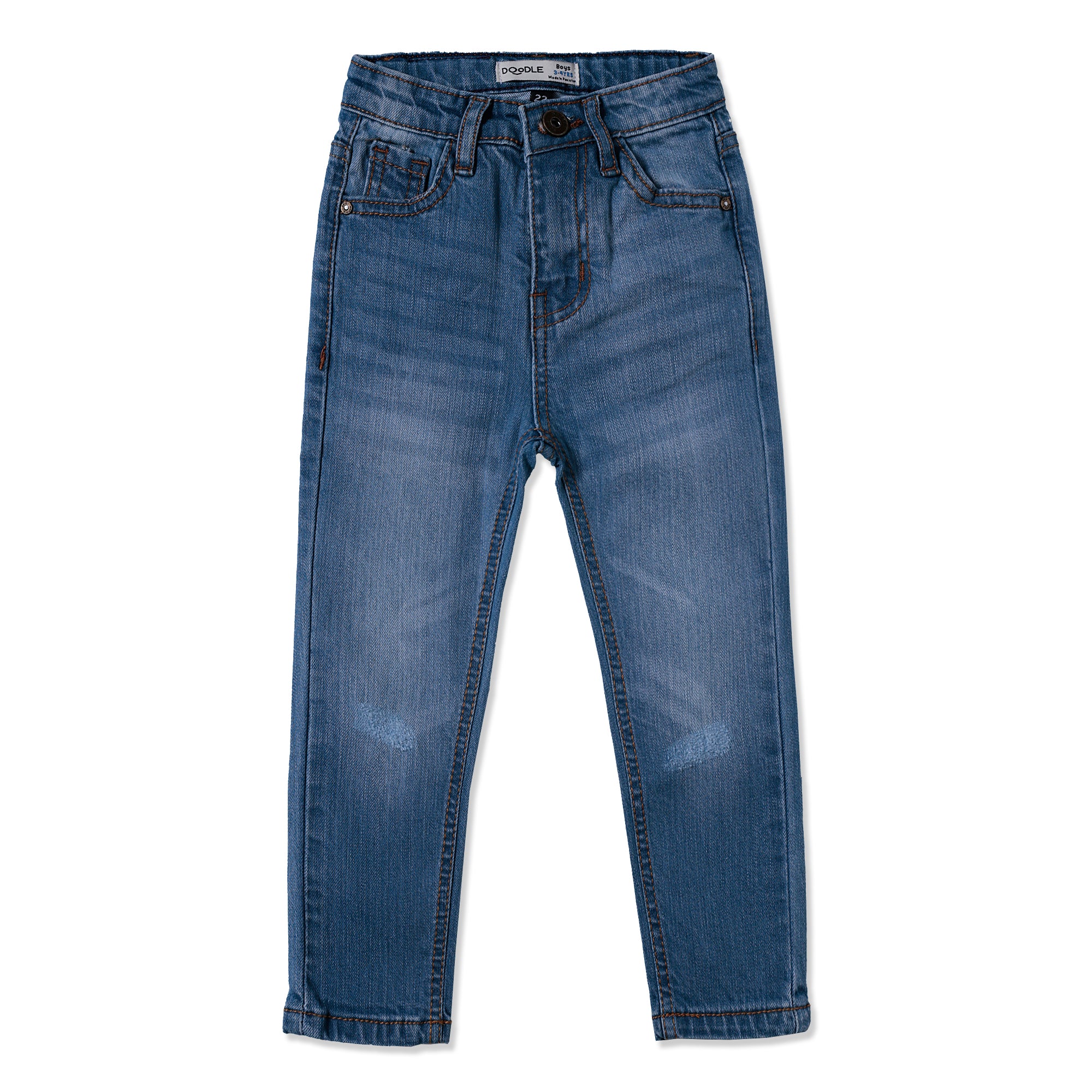 BOYS JEANS EMB SPIDERMAN-005066-NVY