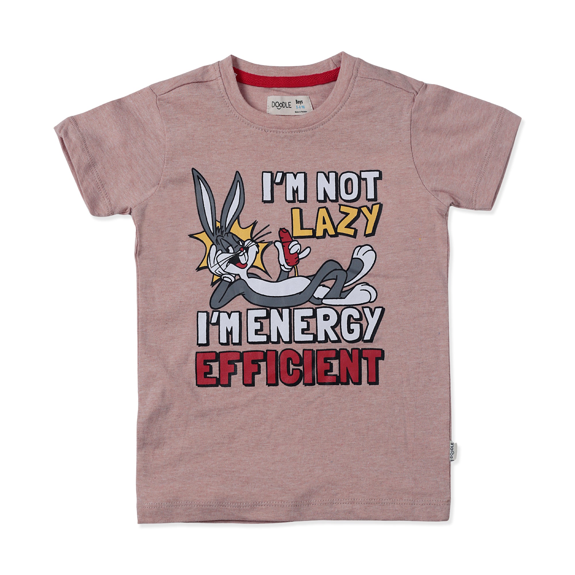 BOYS I M NOT LAZY GRAPHIC TEE-005076-RSS