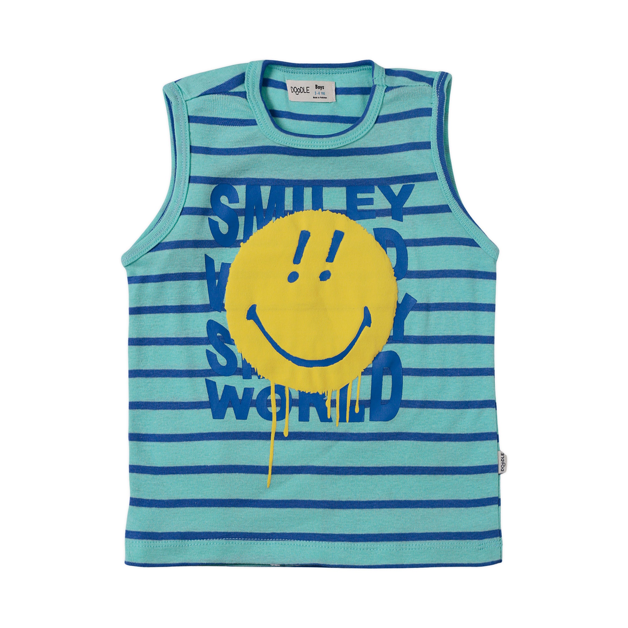 Boys Graphic Sleeveless Vest