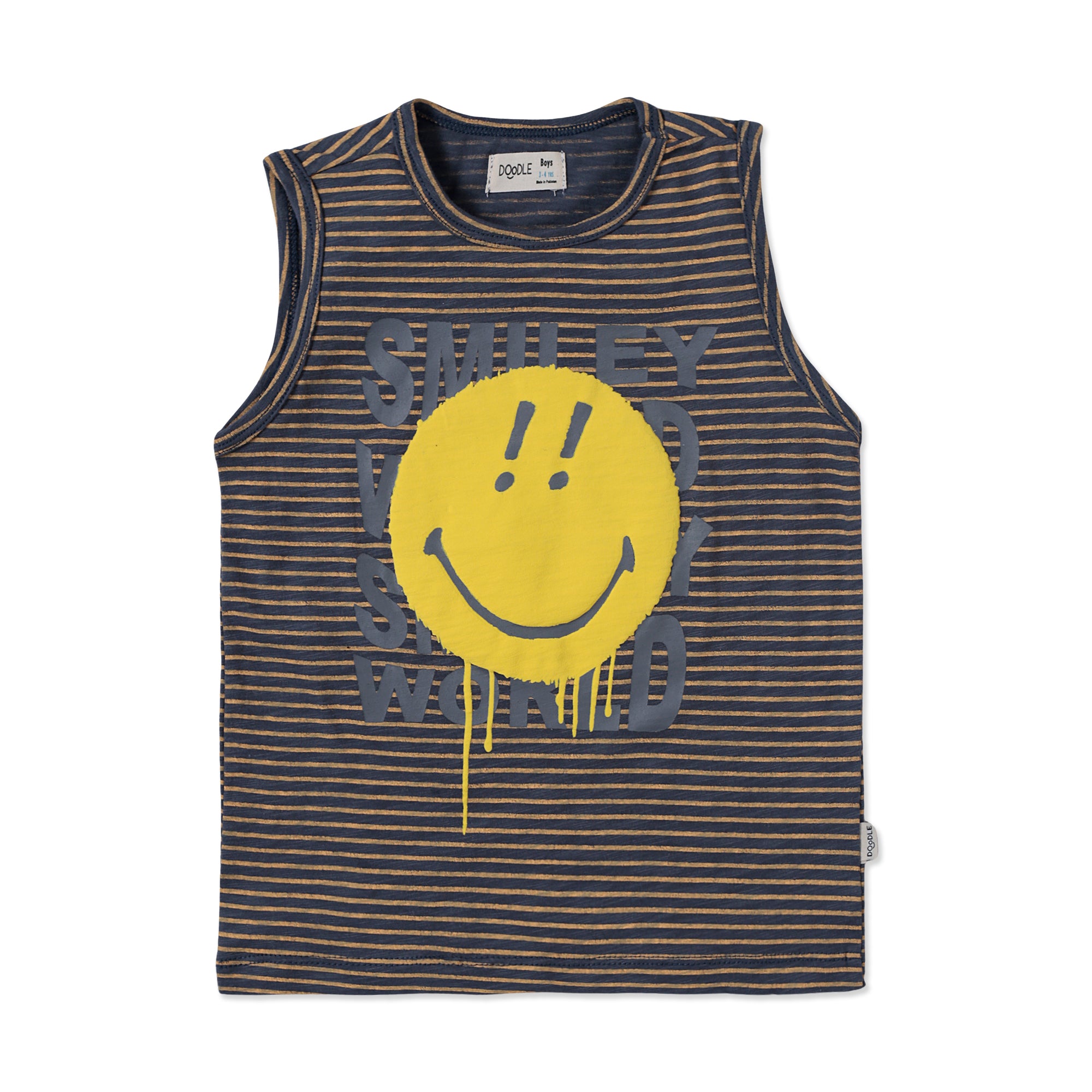 Boys Graphic Sleeveless Vest