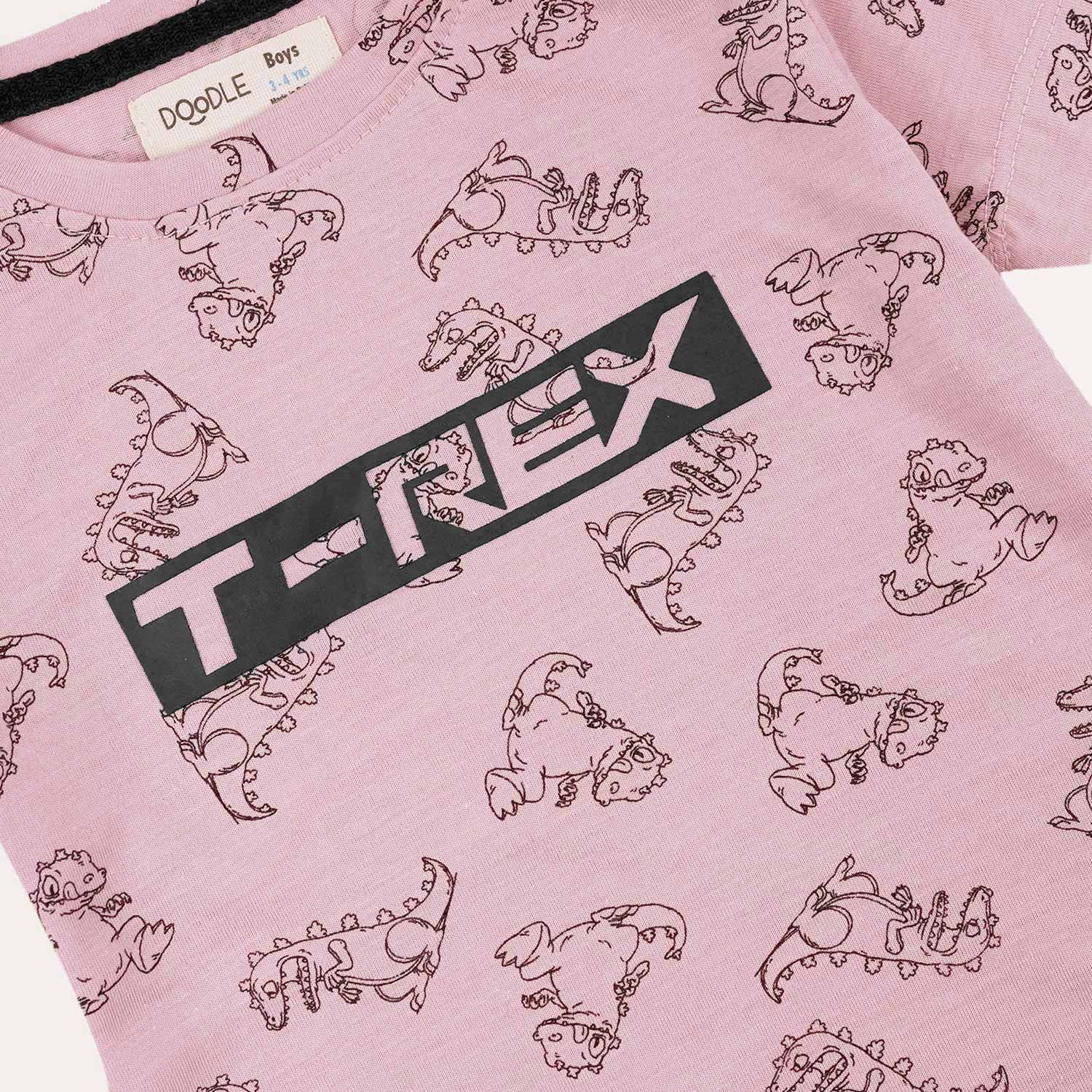 Dino Printed Graphic Tee