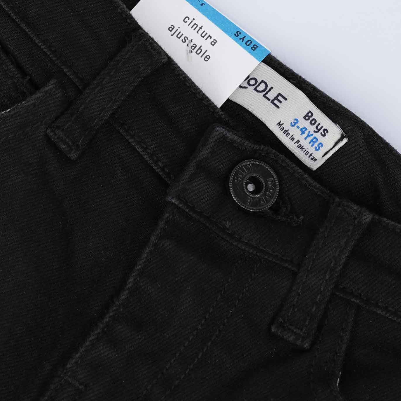 Black Cotton Pant