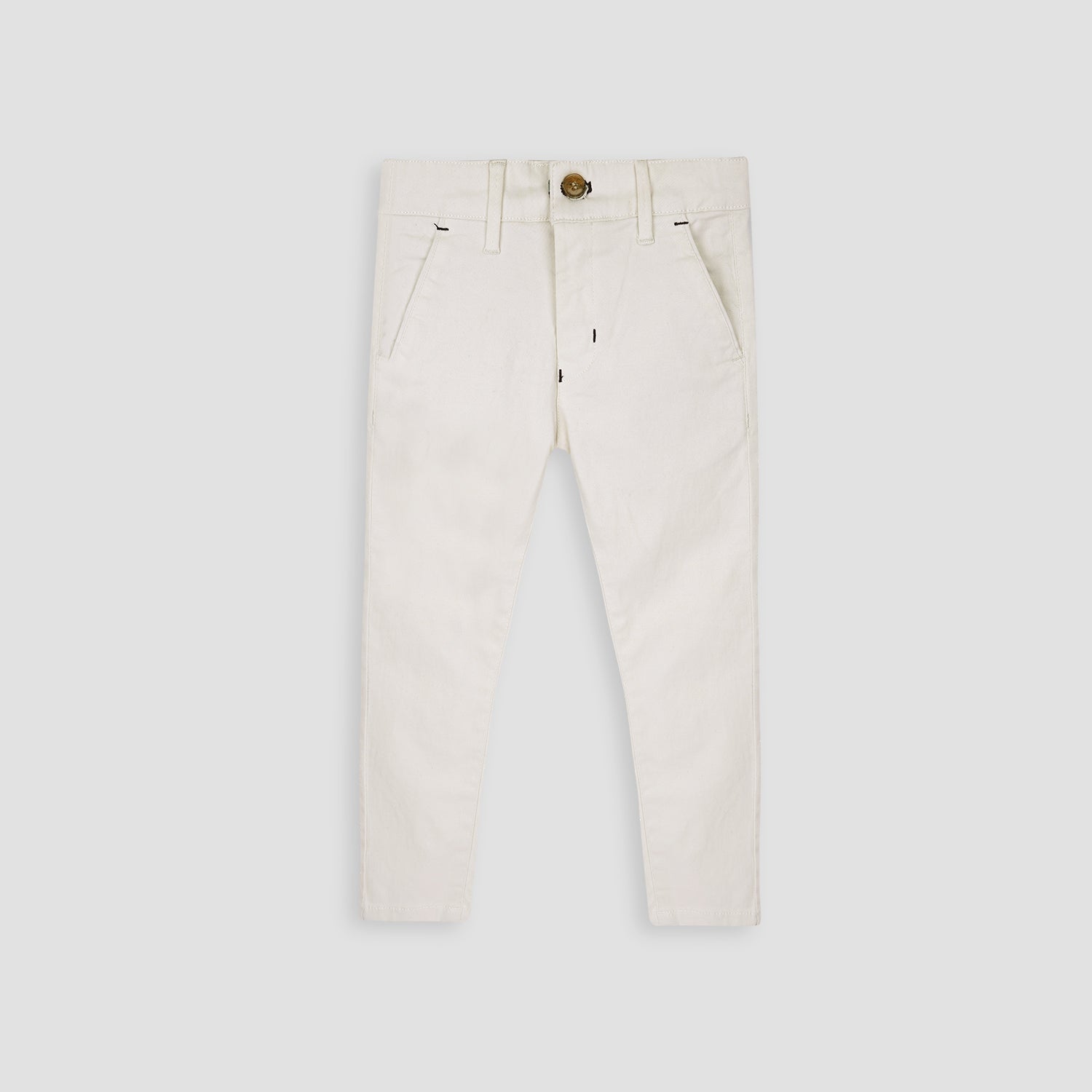 Off White Cotton Pant