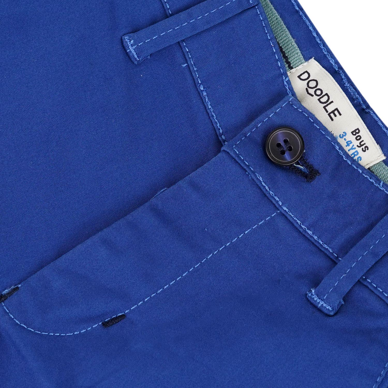 Royal Blue Cotton Pant