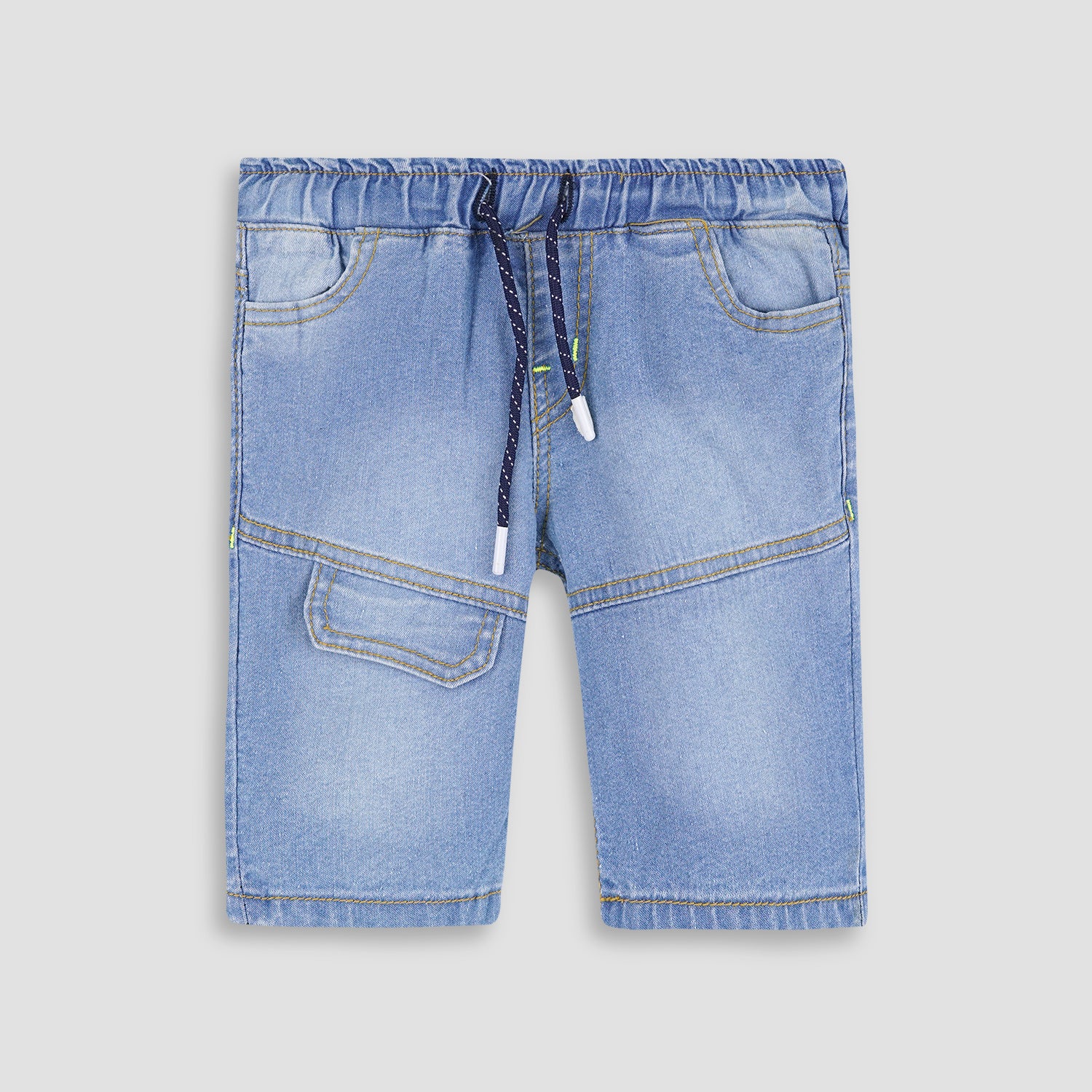 Sky Denim Flop Pocket Short