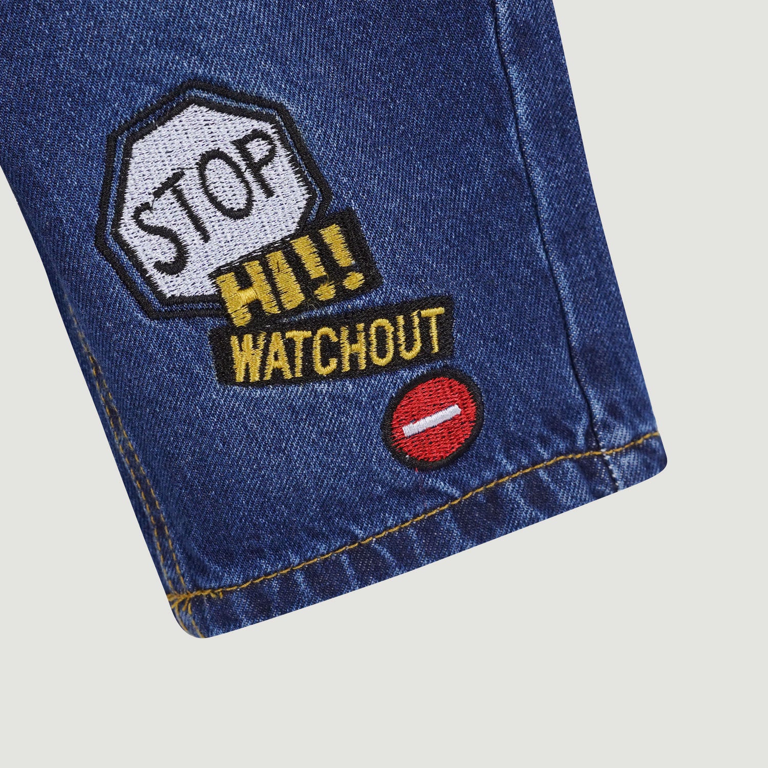 Denim Stop Hi Watchout Short