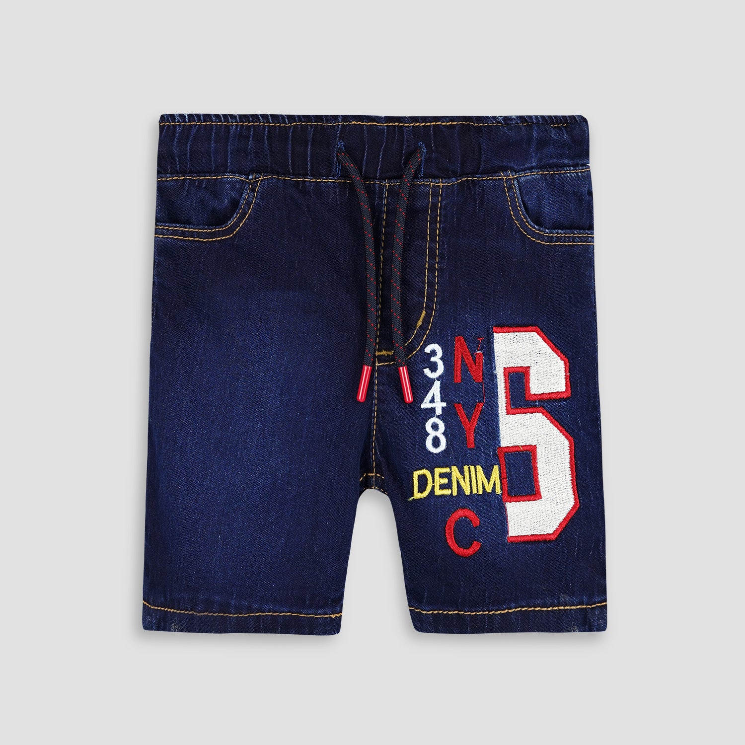 Navy Denim Short