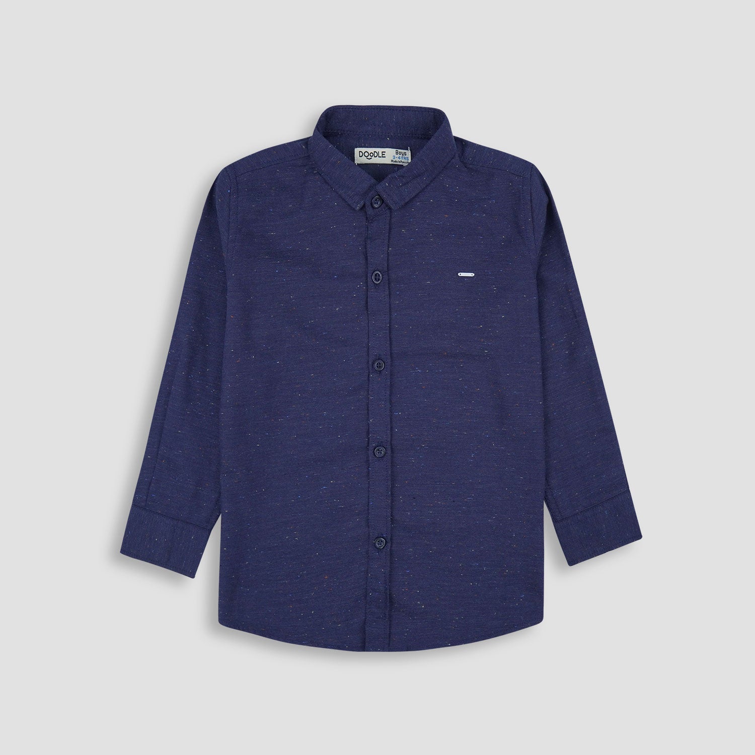 Boys Basic Plan Casual Shirt