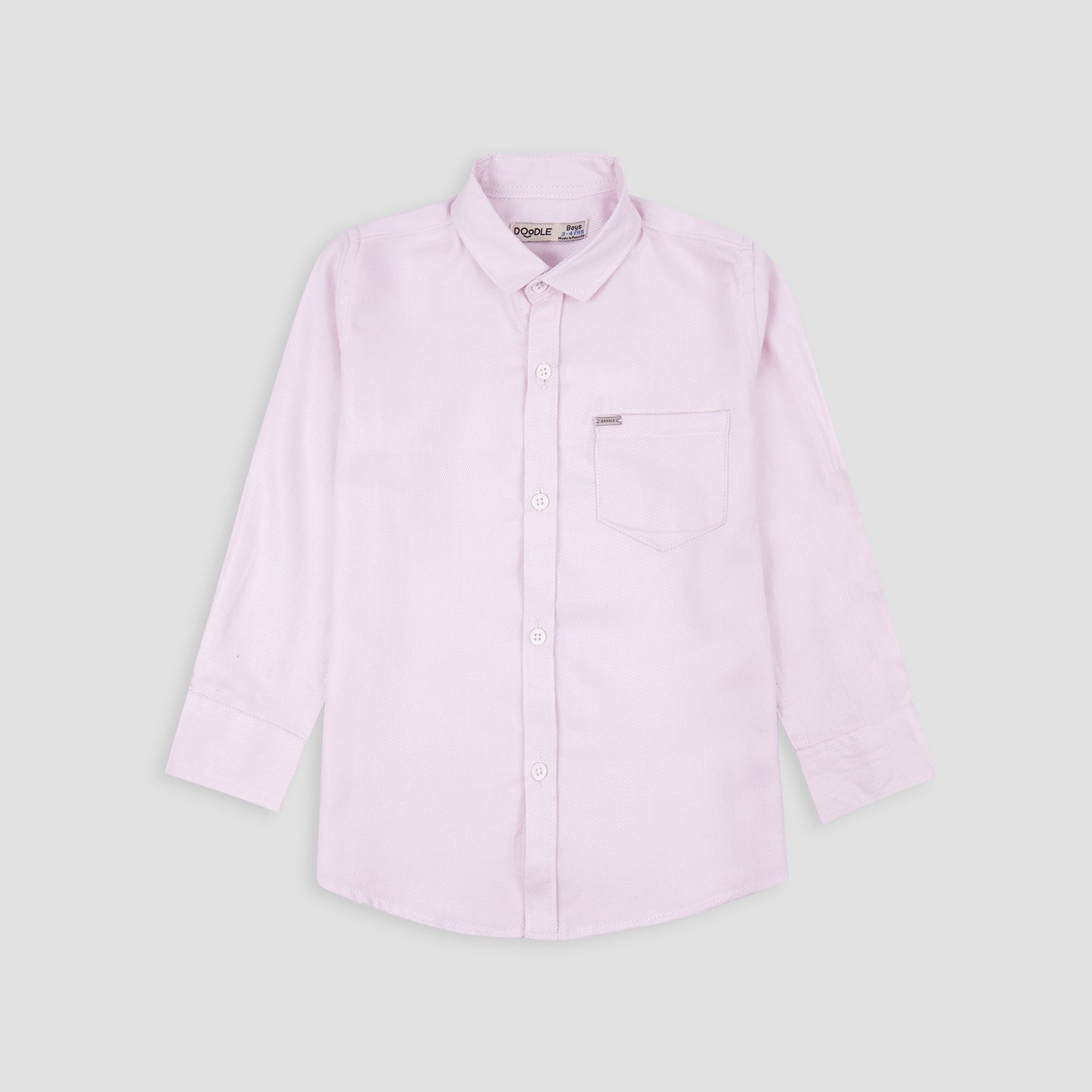 Boys Basic Plan Casual Shirt