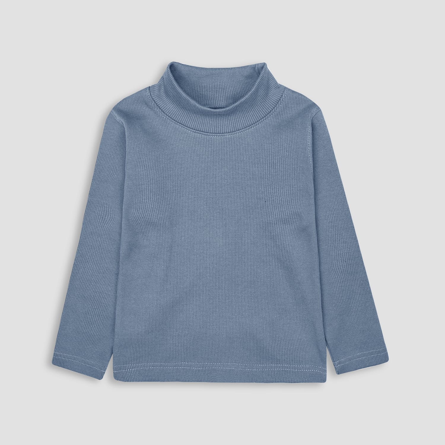 Boys Ocean Blue Mock Neck