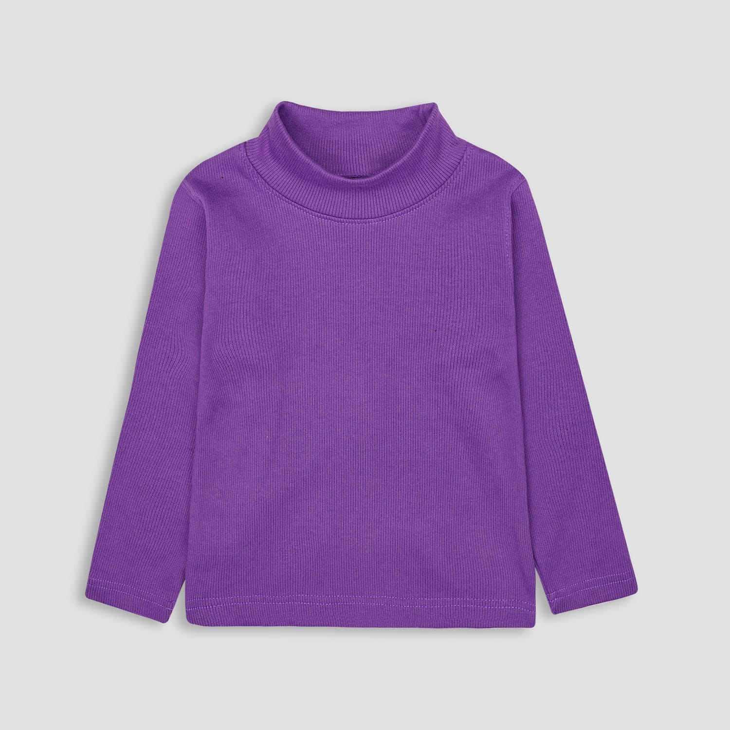 Boys Purple Mock Neck