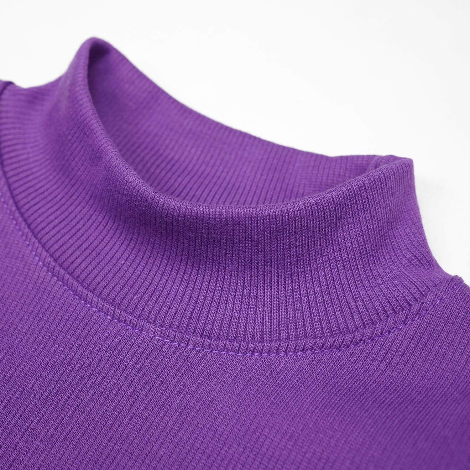 Boys Purple Mock Neck