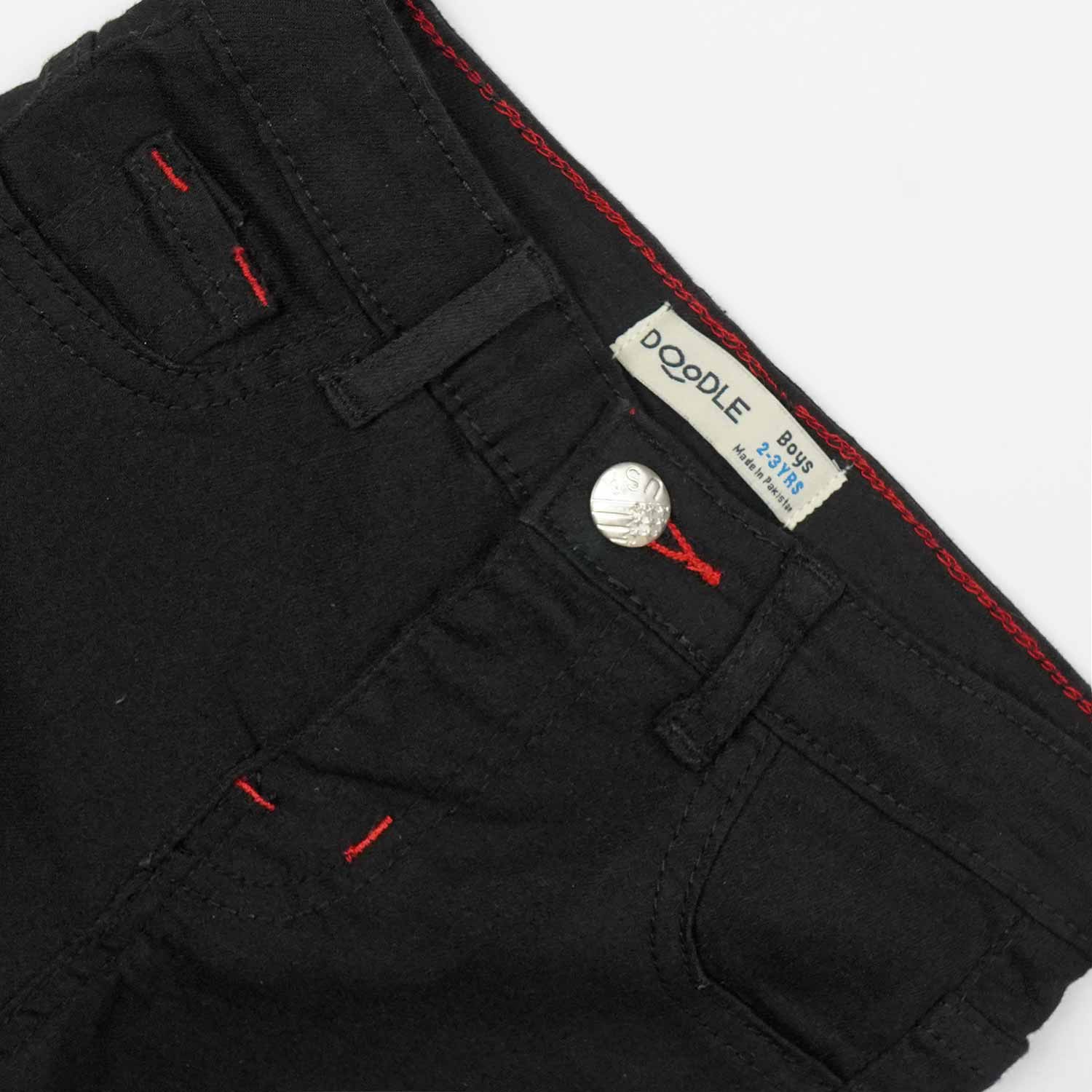 Boys Black Fashion Jeans