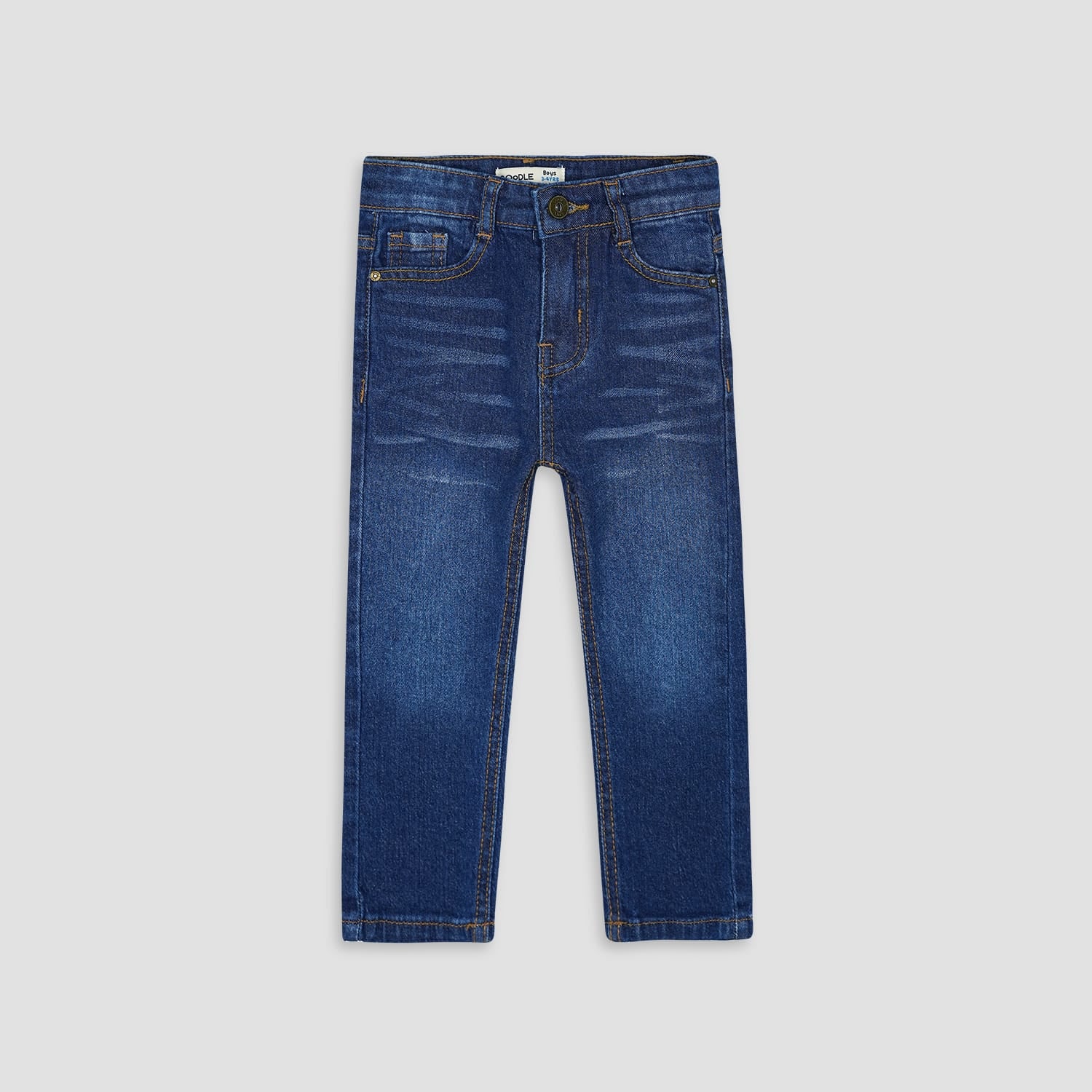 Boys Navy Blue Basic Jeans