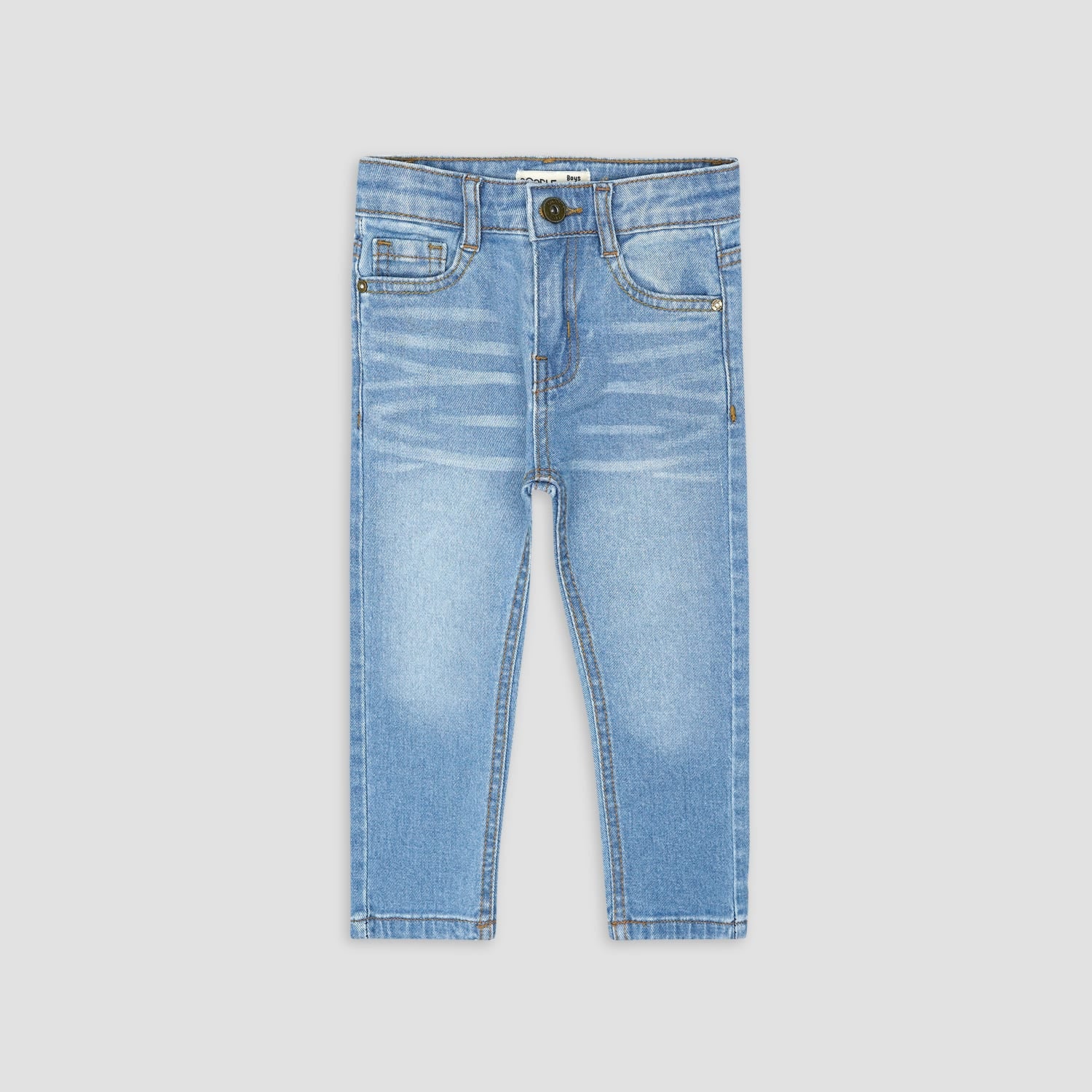 Boys Sky Blue Basic Jeans