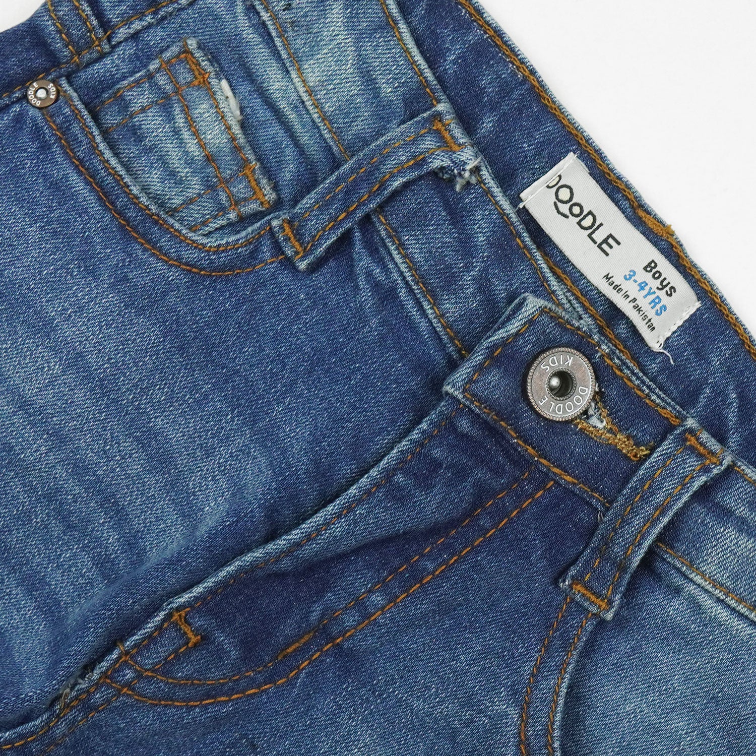 Boys Blue Basic Jeans