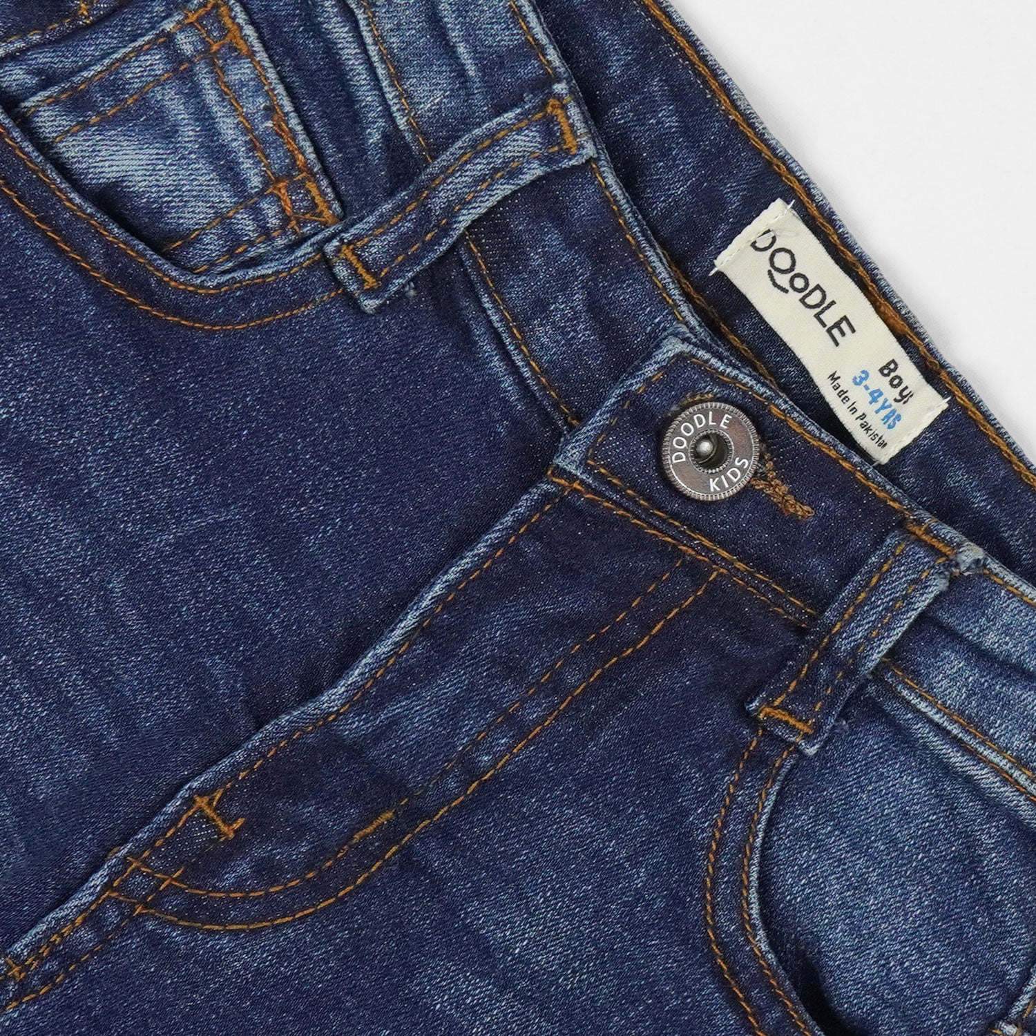 Boys Blue Basic Jeans