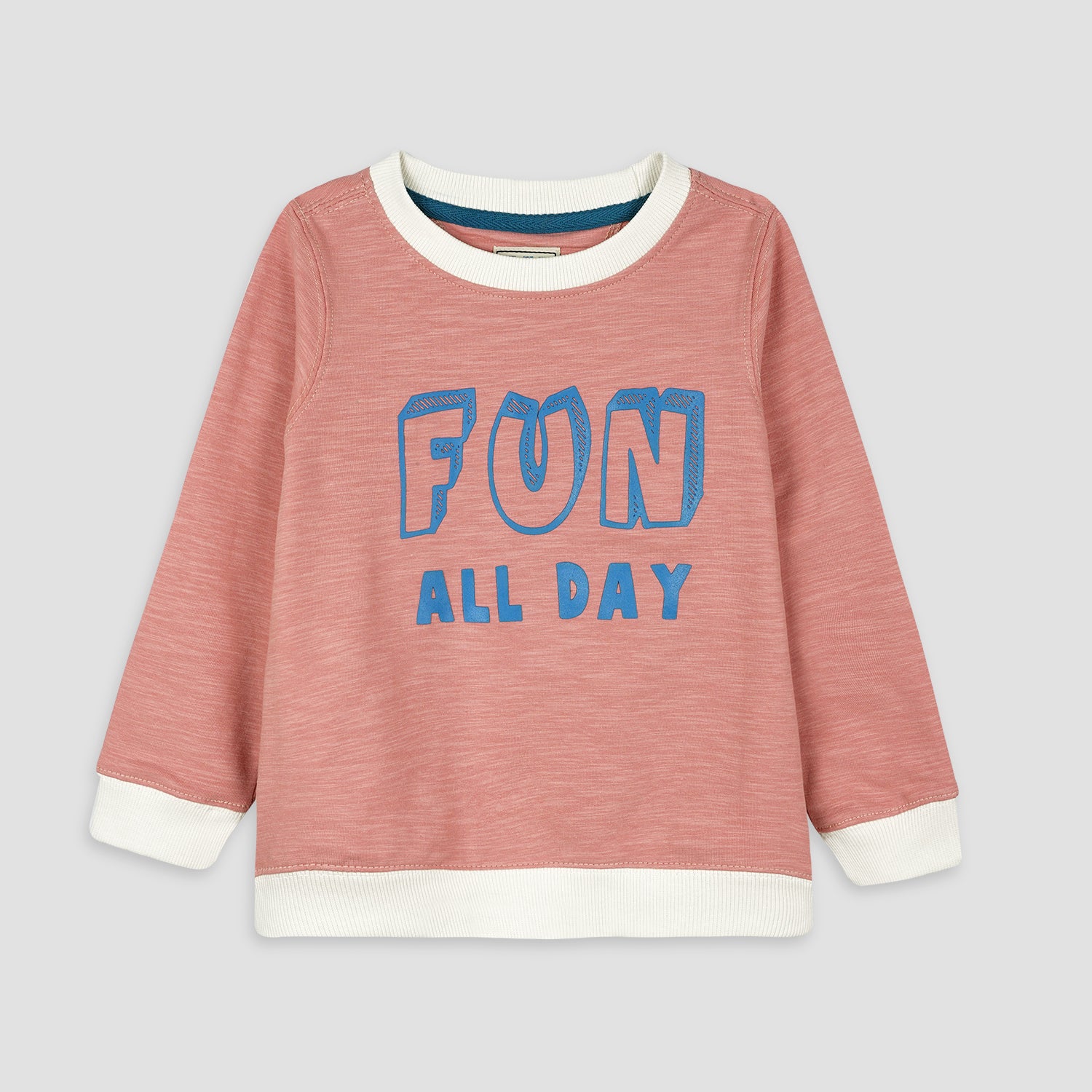 Boys Fun Day Sweat Shirt-005221-Pnk