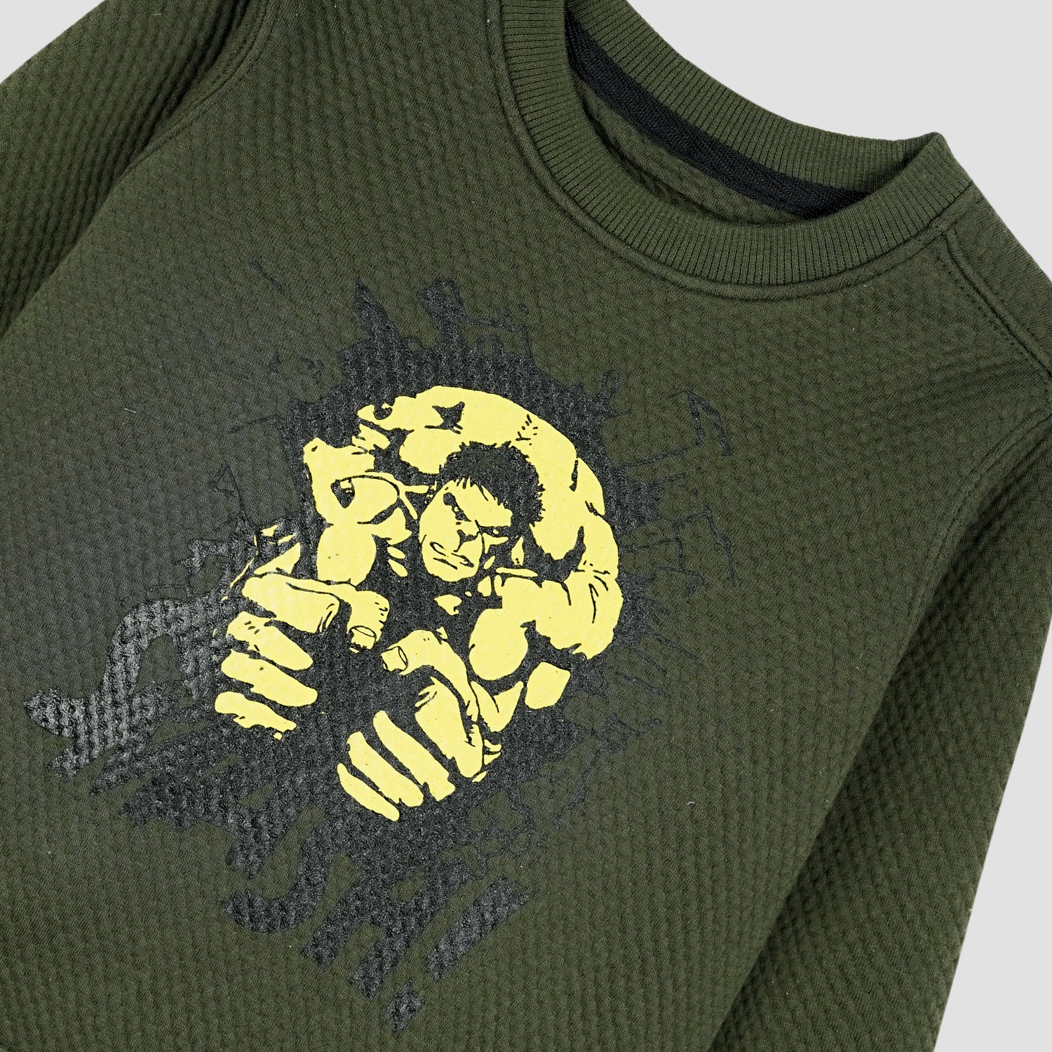 Boys Hulk Smash Graphic Sweat Shirt-005226-Ogr