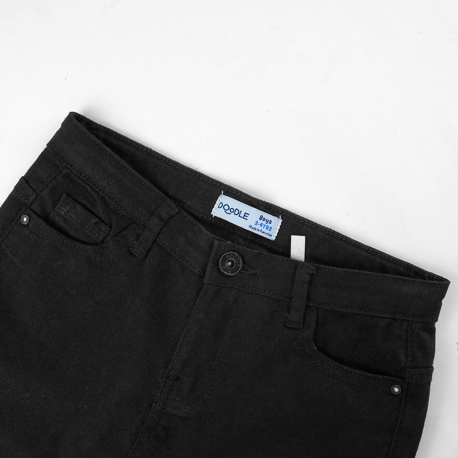 Boys' Basic Black Denim Jeans