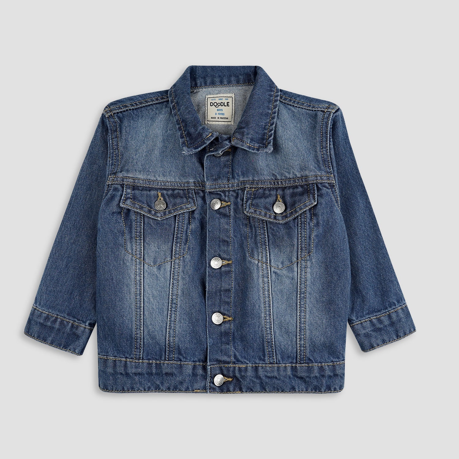 BOYS DENIM JACKET FASHION-005256-BLU