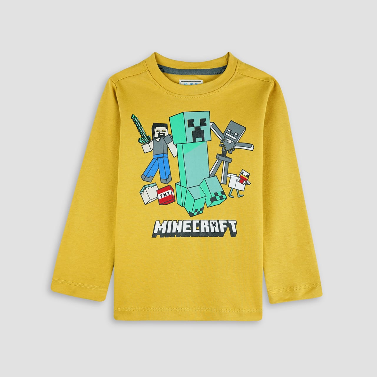 Mustard "Minecraft" Graphic Tee