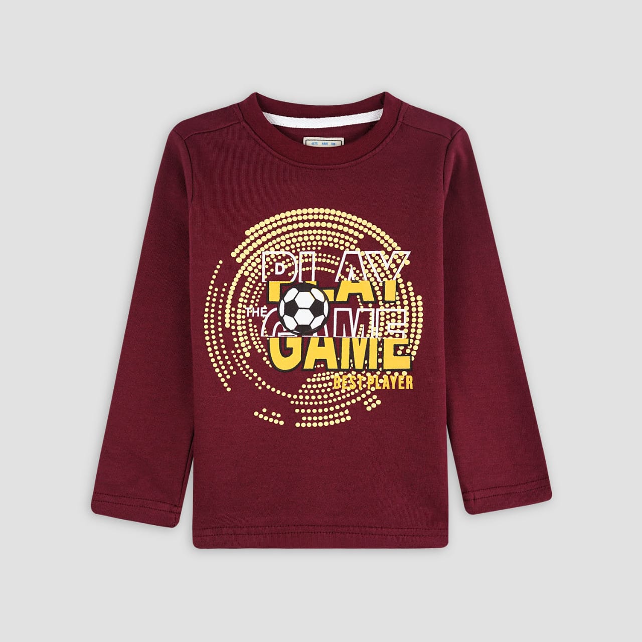 Maroon "Play Game Football" Graphic Tee