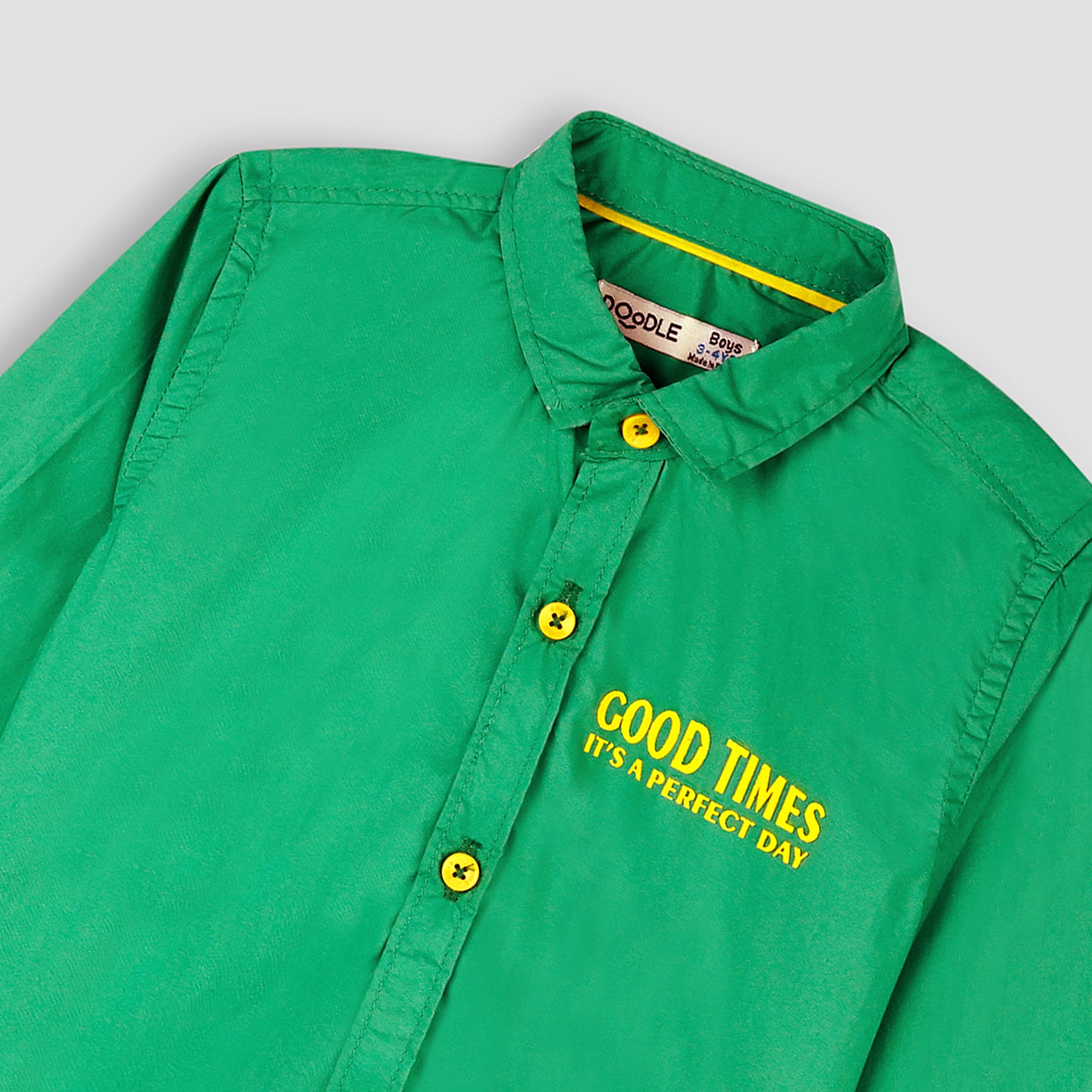 Boys Good Time Graphic Shirt-005302-GRN