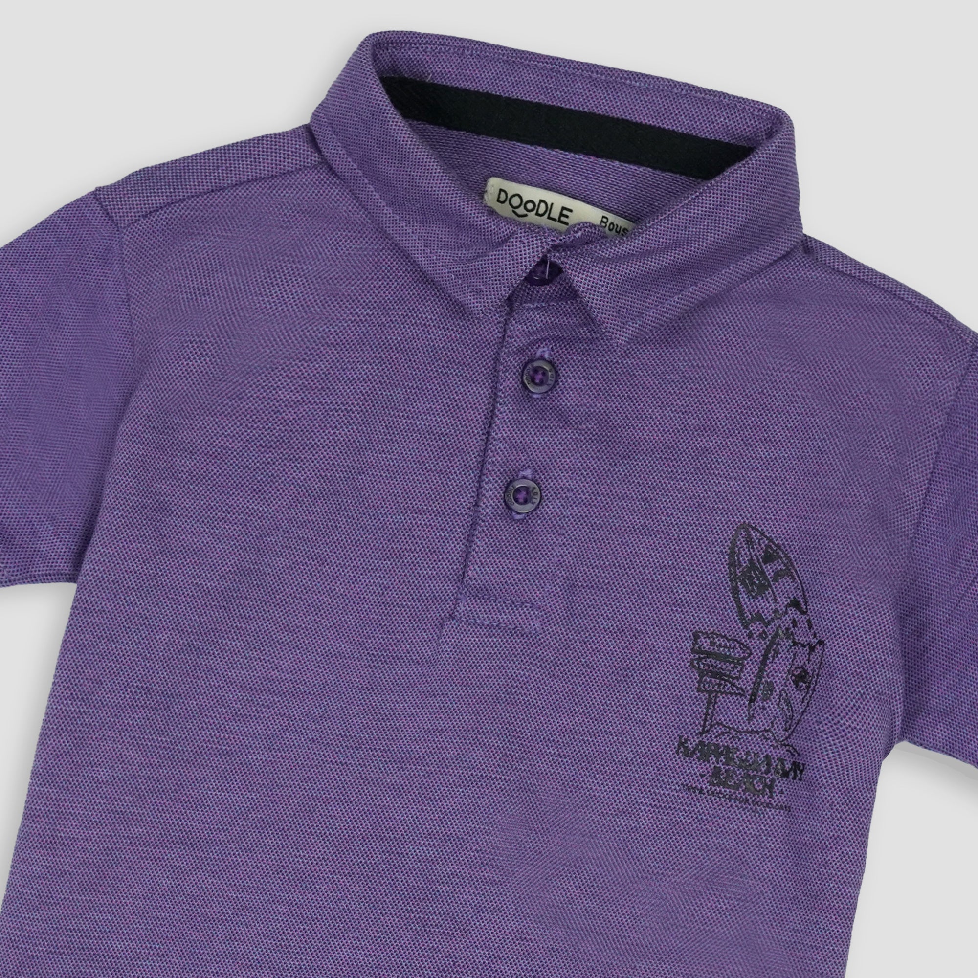 BOYS FASHION LOGO EMB POLO SHIRT-005331-PIQ