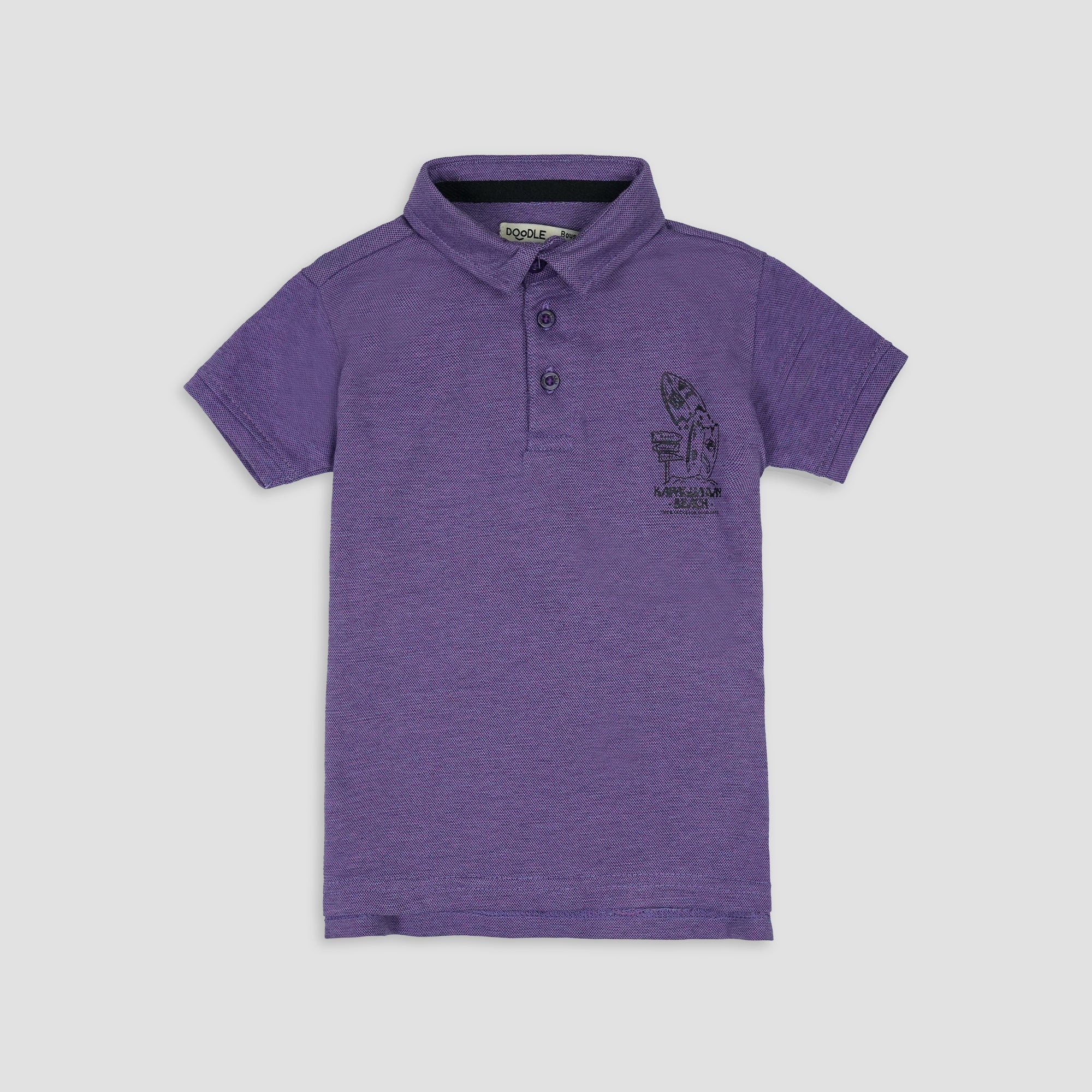 BOYS FASHION LOGO EMB POLO SHIRT-005331-PIQ