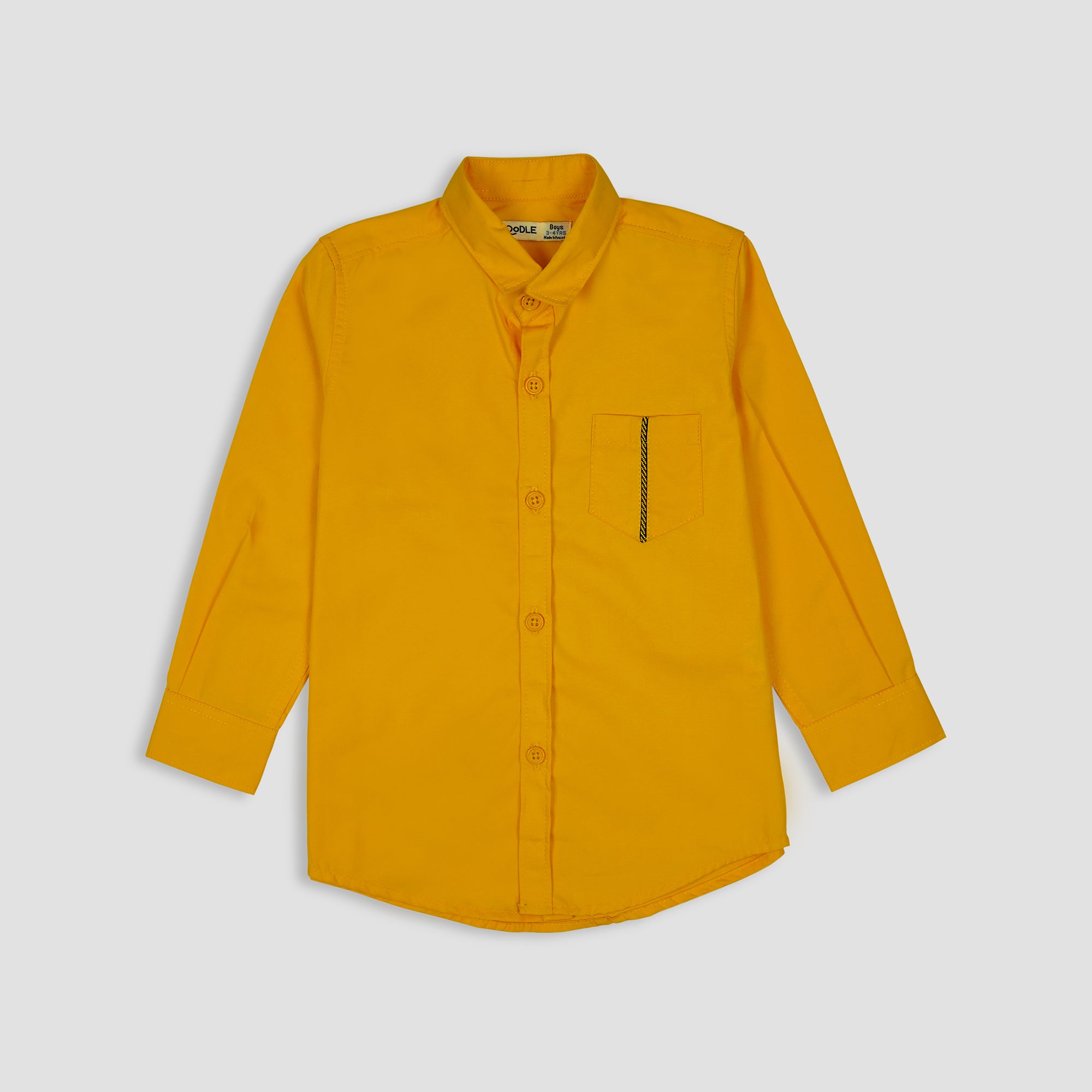 BOYS CUT&SEW FASHION POCKET SHIRT-005419-MST