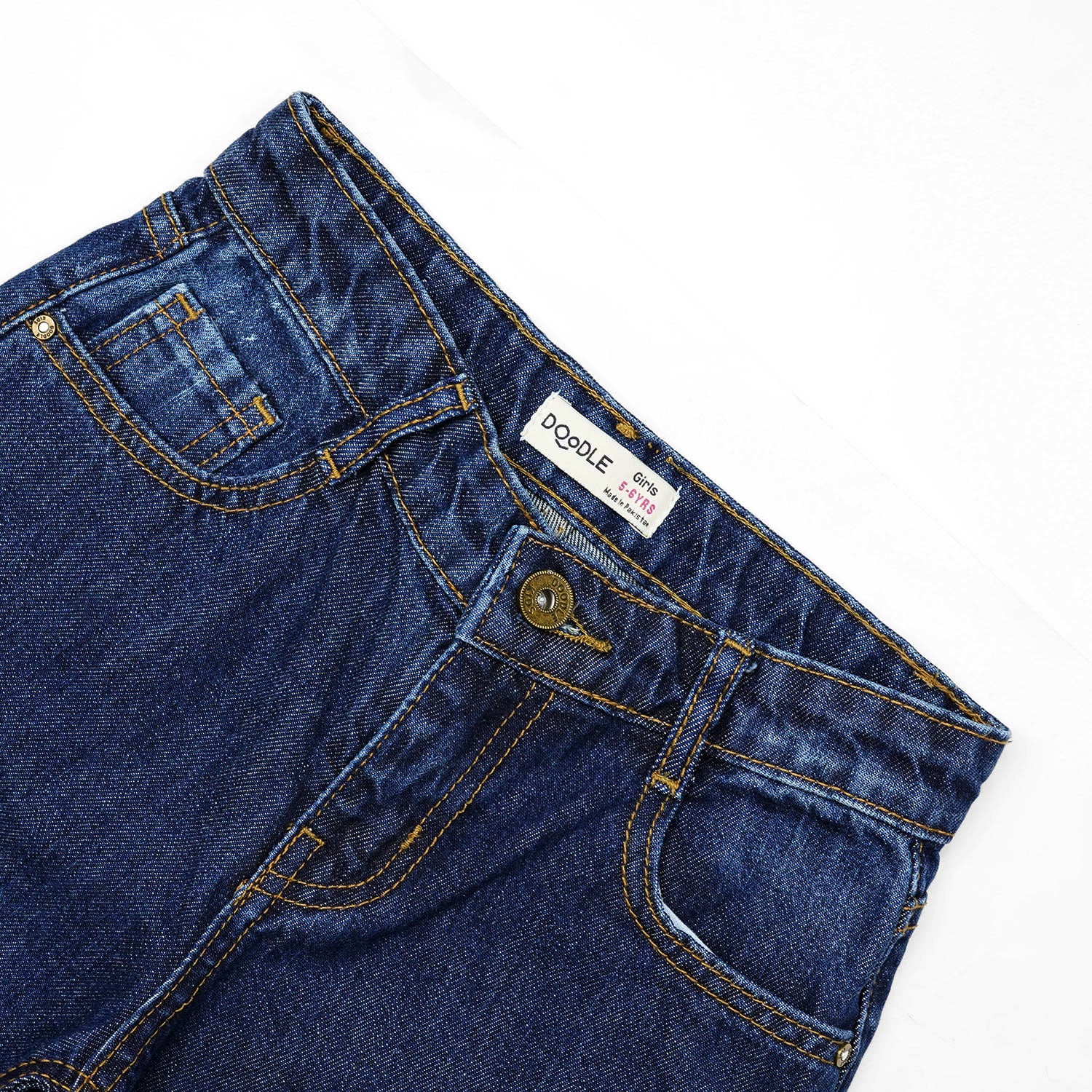 Girls Blue Bell Bottom Jeans