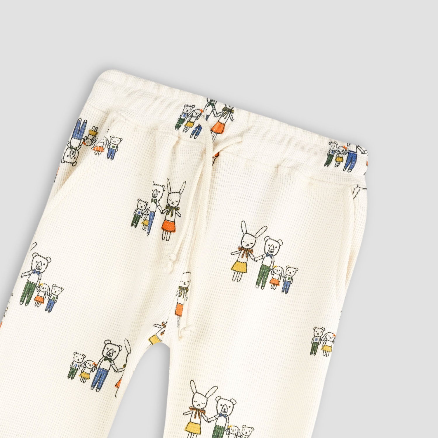 GIRLS SELF PRINTED TROUSER-006025-SPR