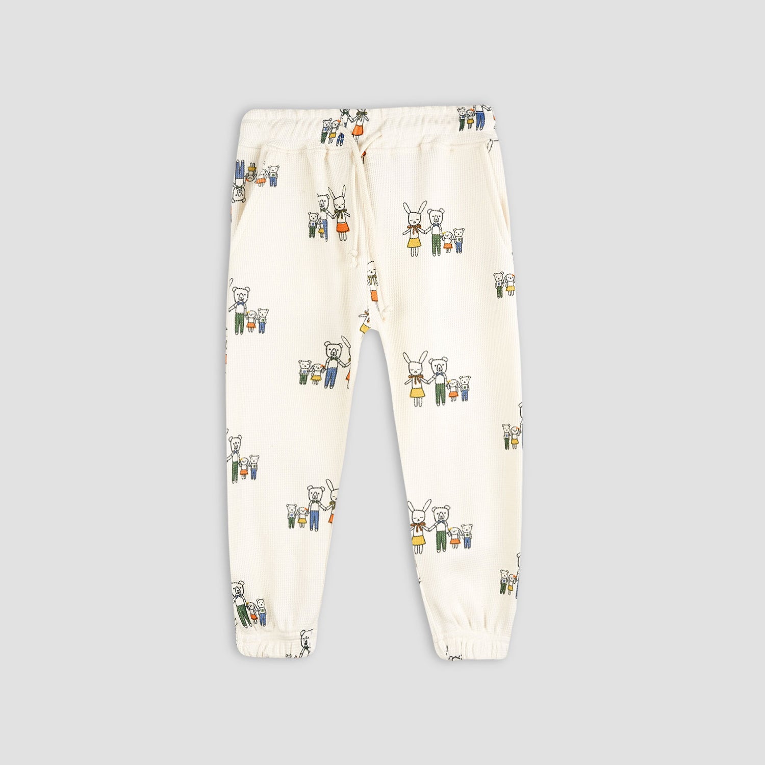 GIRLS SELF PRINTED TROUSER-006025-SPR