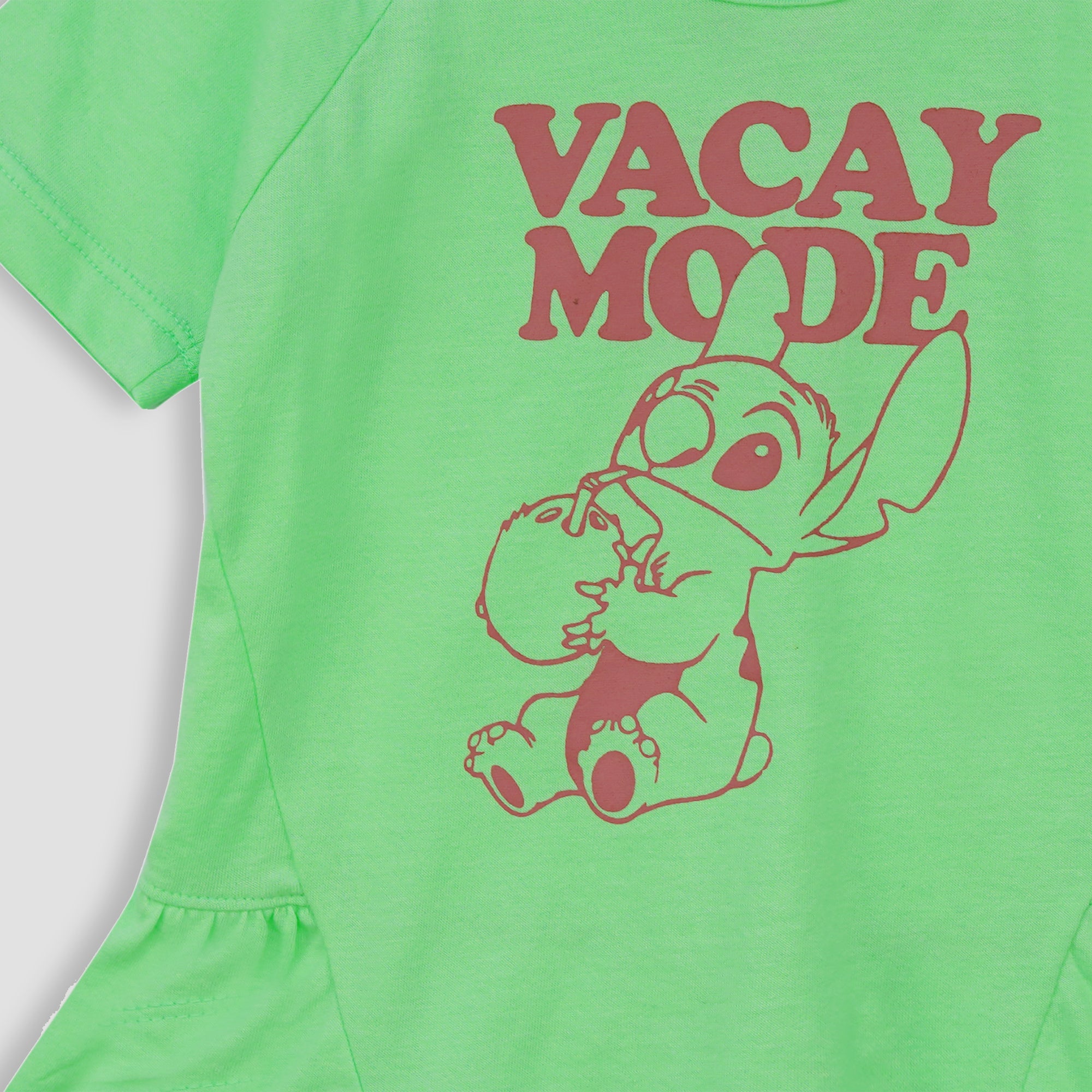 High Low Raglan  Graphic Tee